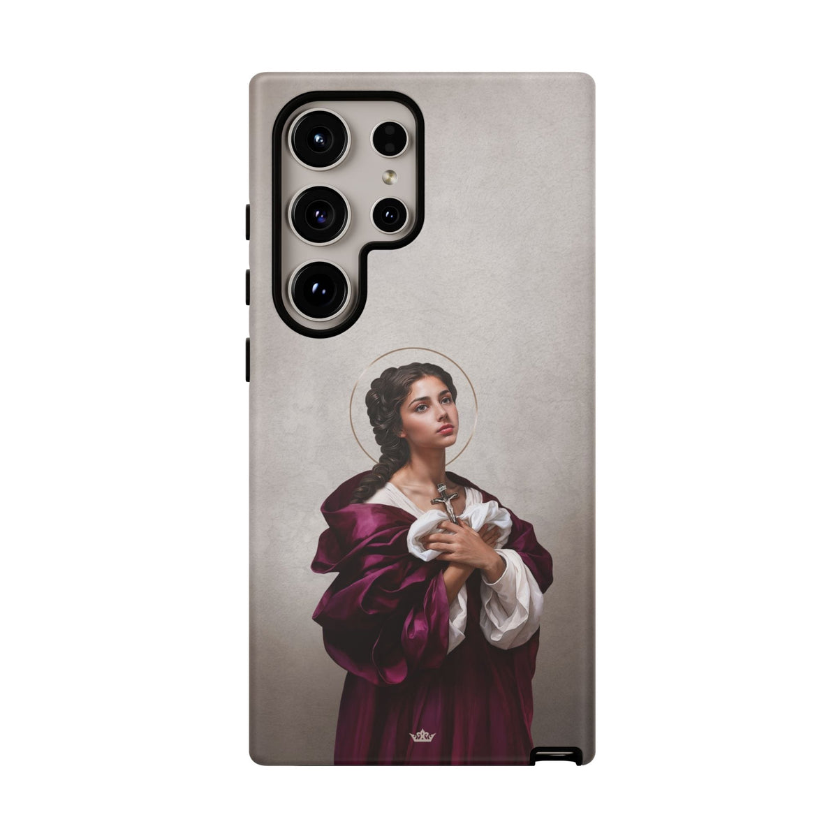 St. Agatha Hard Phone Case (Light) Copyright VENXARA