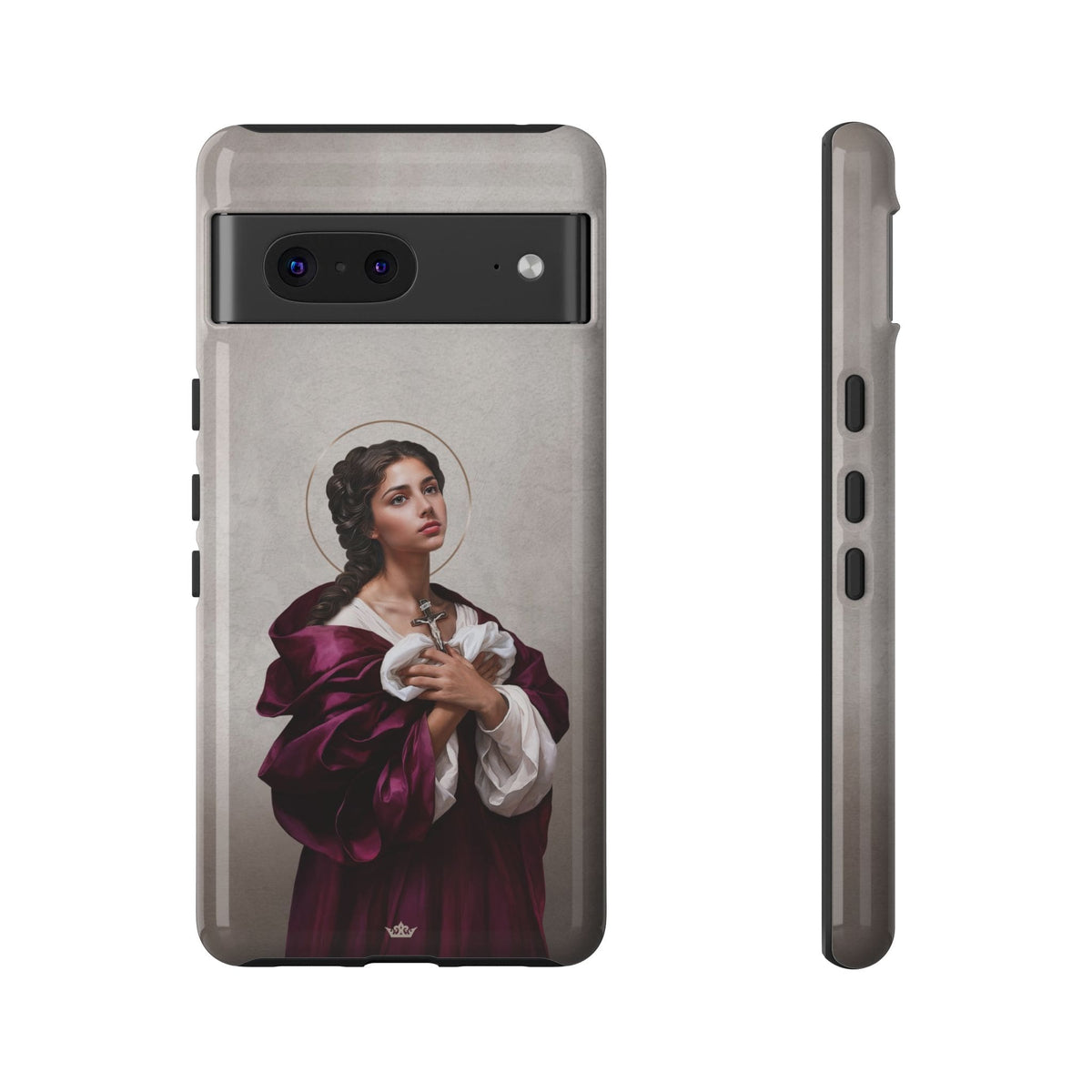 St. Agatha Hard Phone Case (Light) Copyright VENXARA