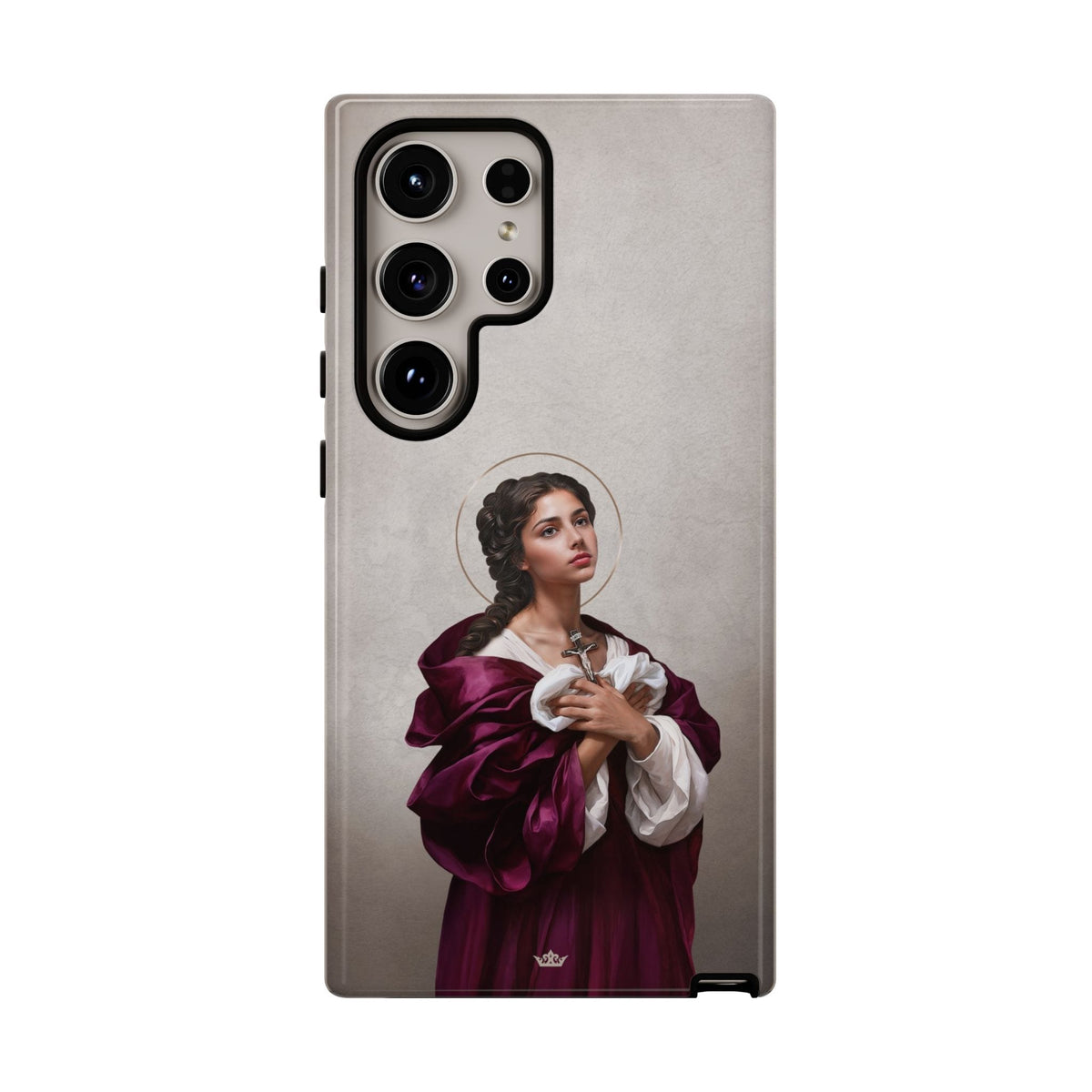 St. Agatha Hard Phone Case (Light) Copyright VENXARA