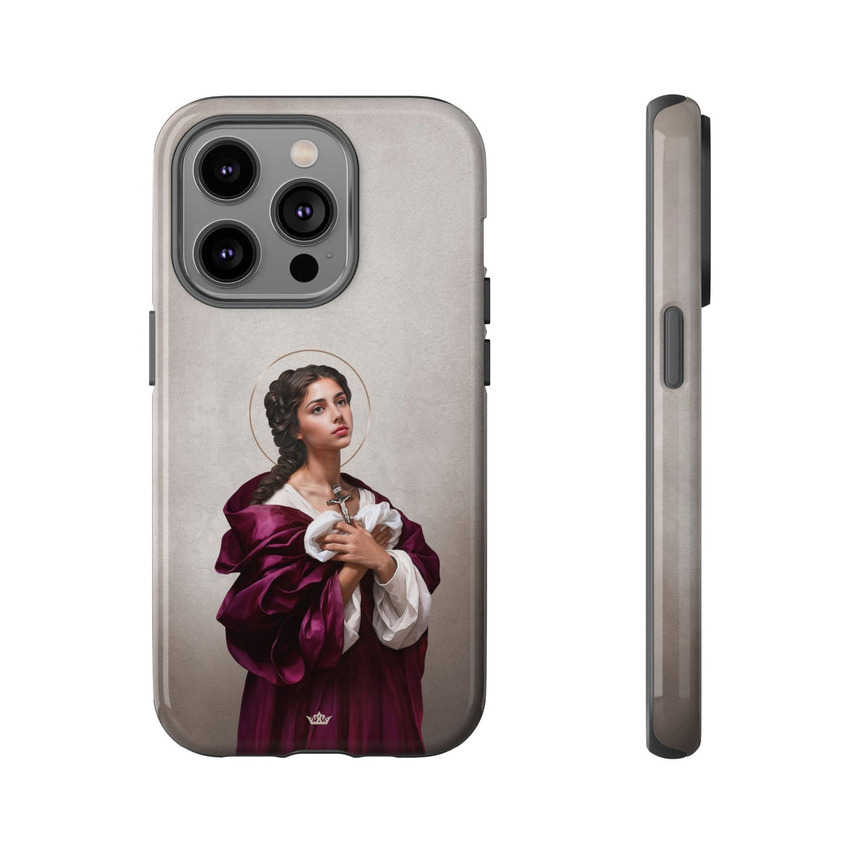 St. Agatha Hard Phone Case (Light) Copyright VENXARA