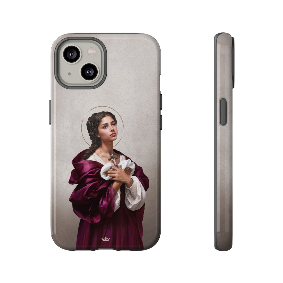 St. Agatha Hard Phone Case (Light) Copyright VENXARA