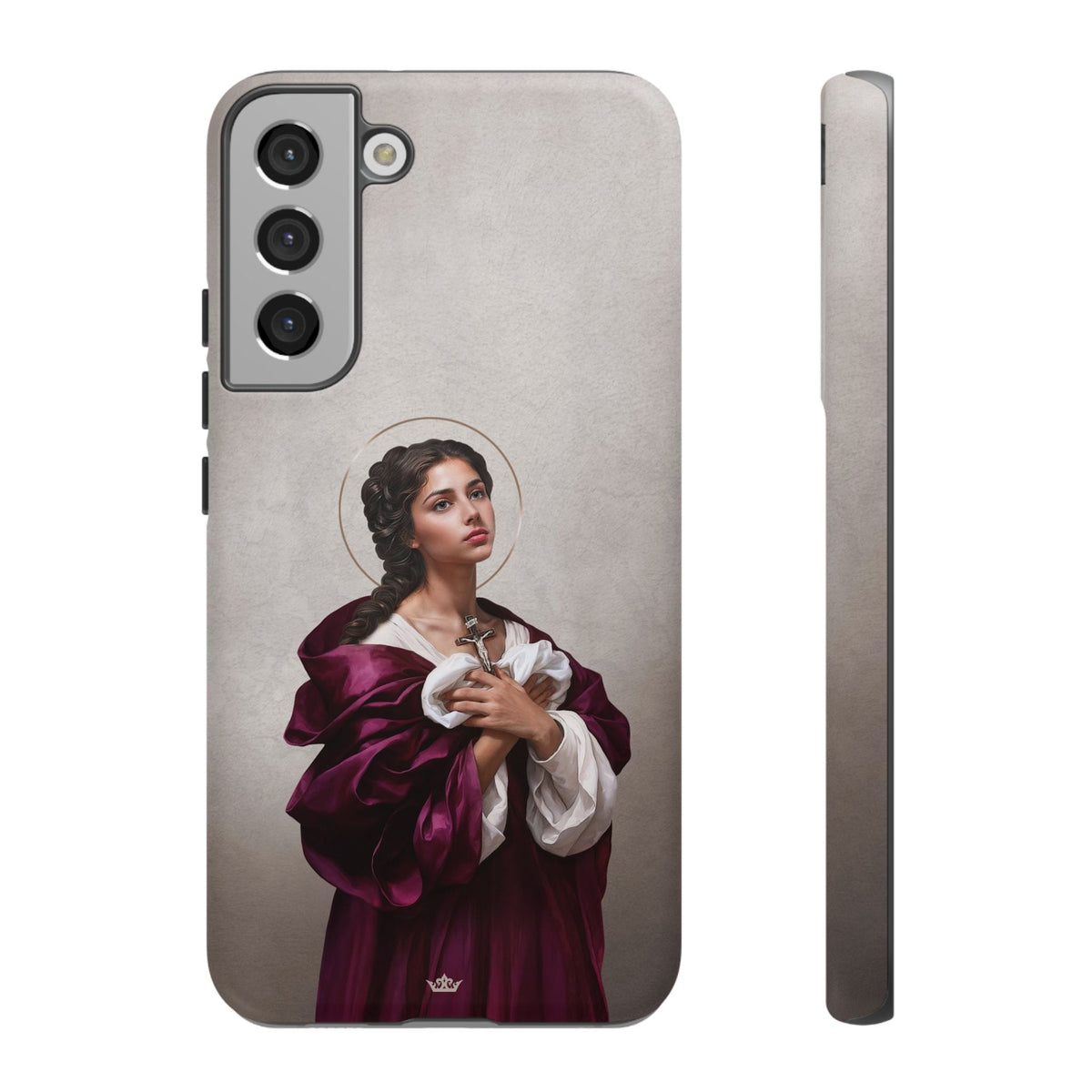 St. Agatha Hard Phone Case (Light) Copyright VENXARA