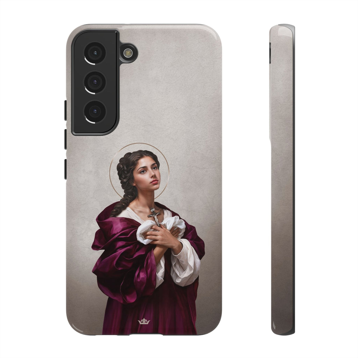 St. Agatha Hard Phone Case (Light) Copyright VENXARA