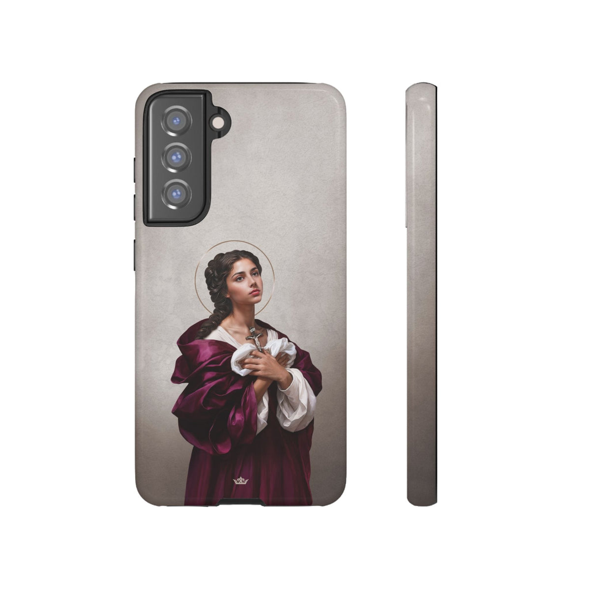 St. Agatha Hard Phone Case (Light) Copyright VENXARA