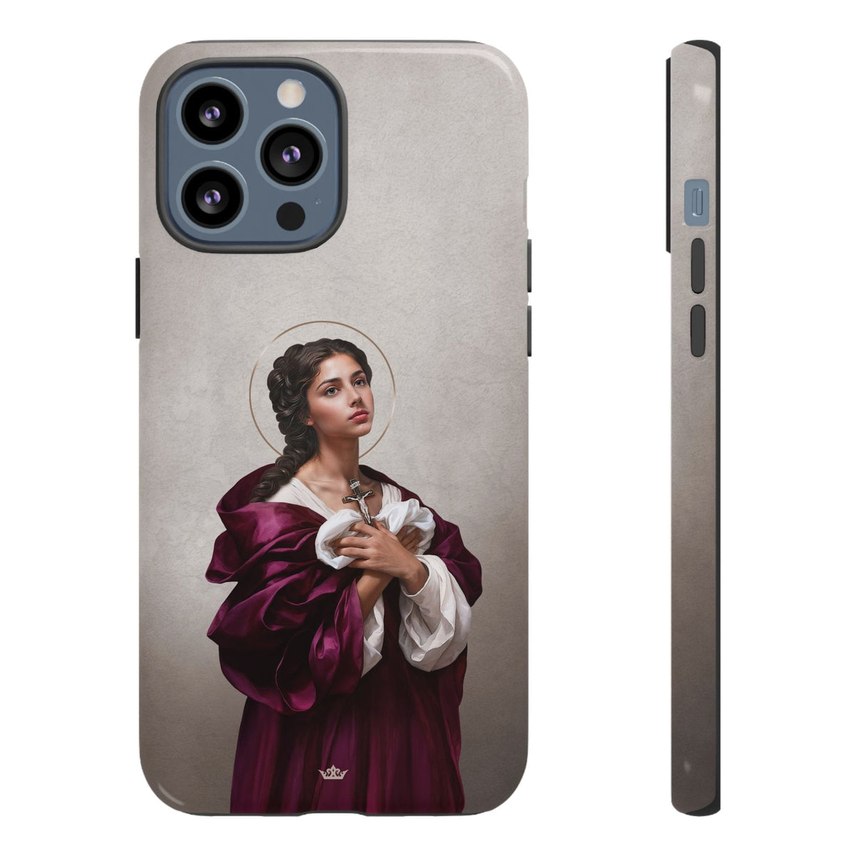 St. Agatha Hard Phone Case (Light) Copyright VENXARA