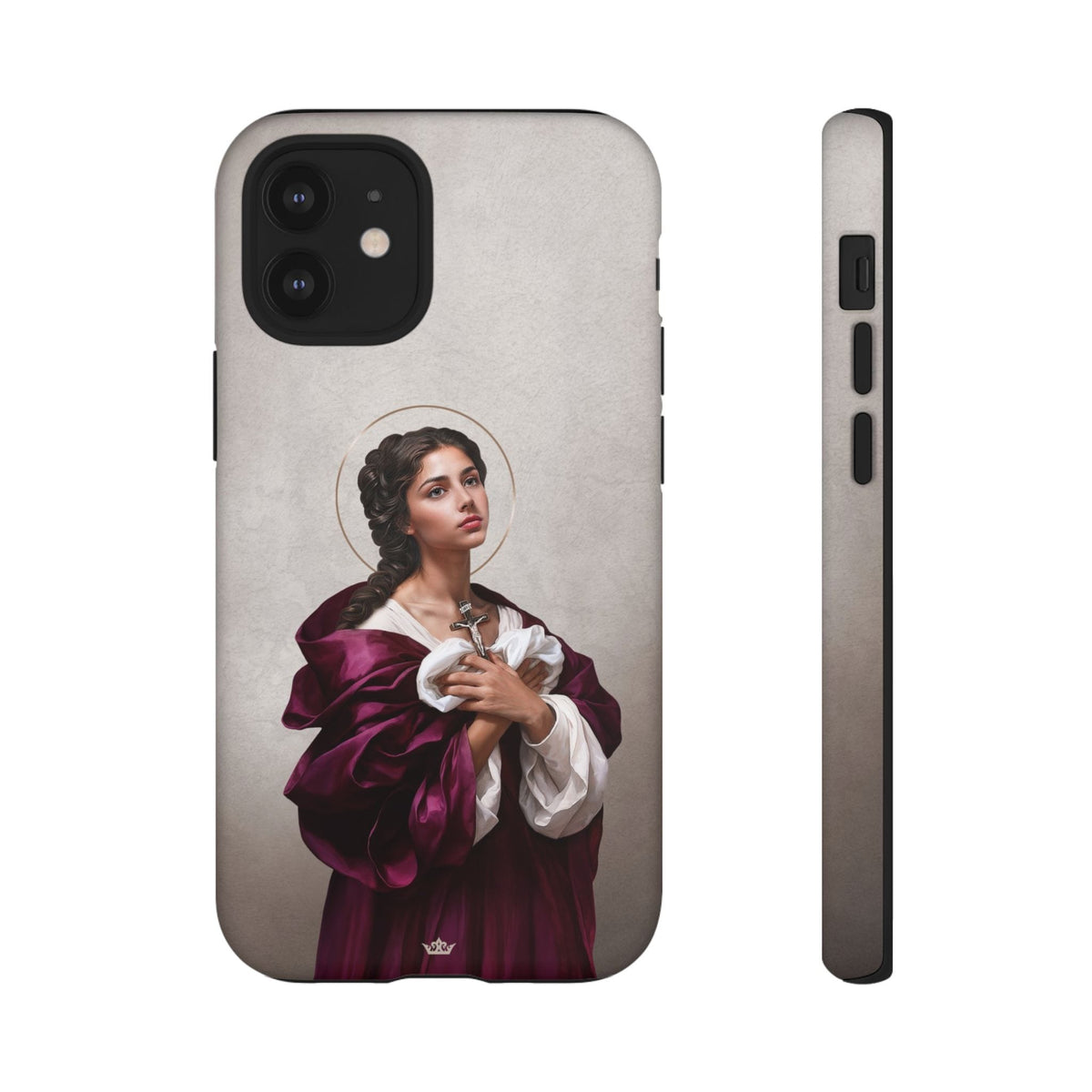 St. Agatha Hard Phone Case (Light) Copyright VENXARA