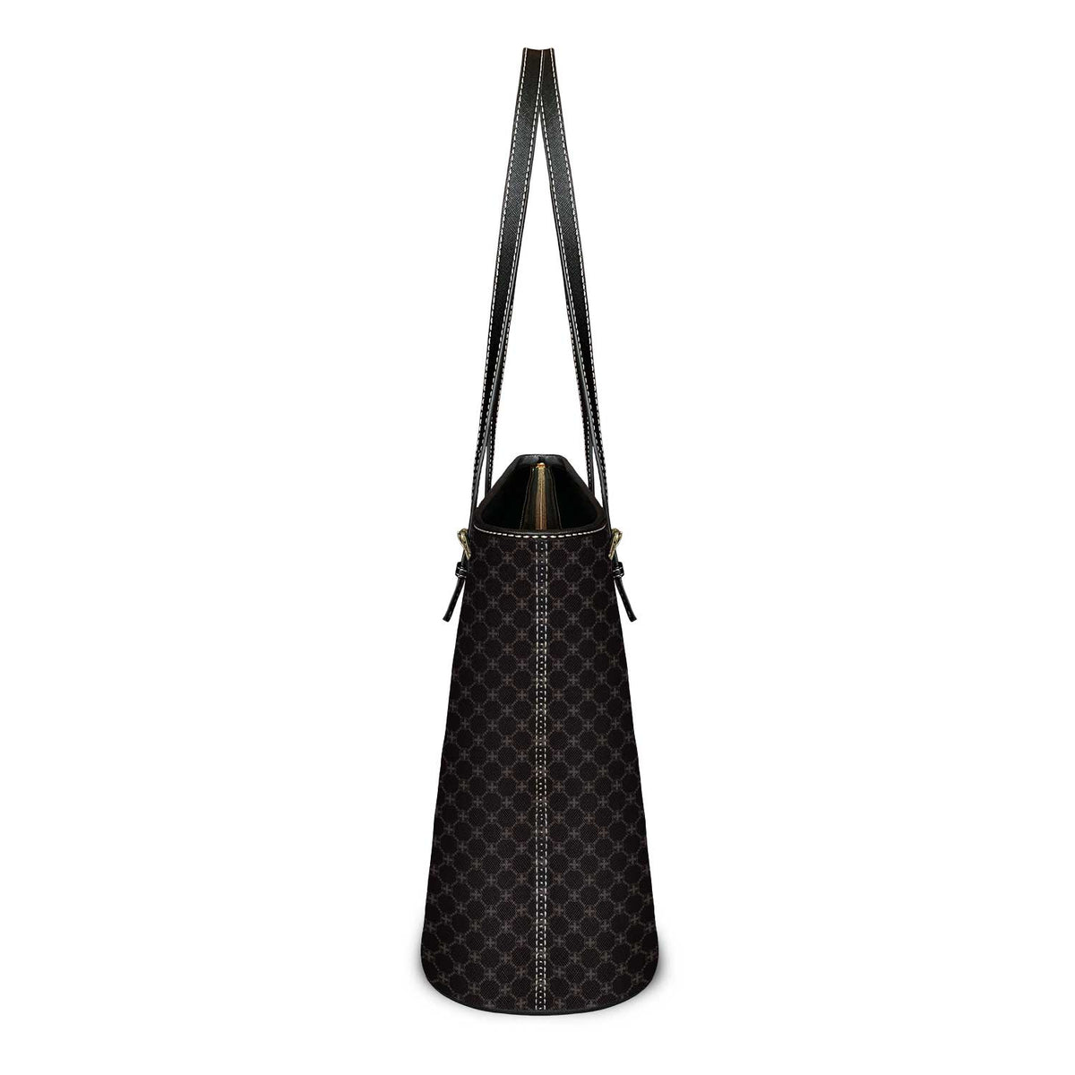 St. Agatha Medallion Tote Bag (Black) Copyright VENXARA