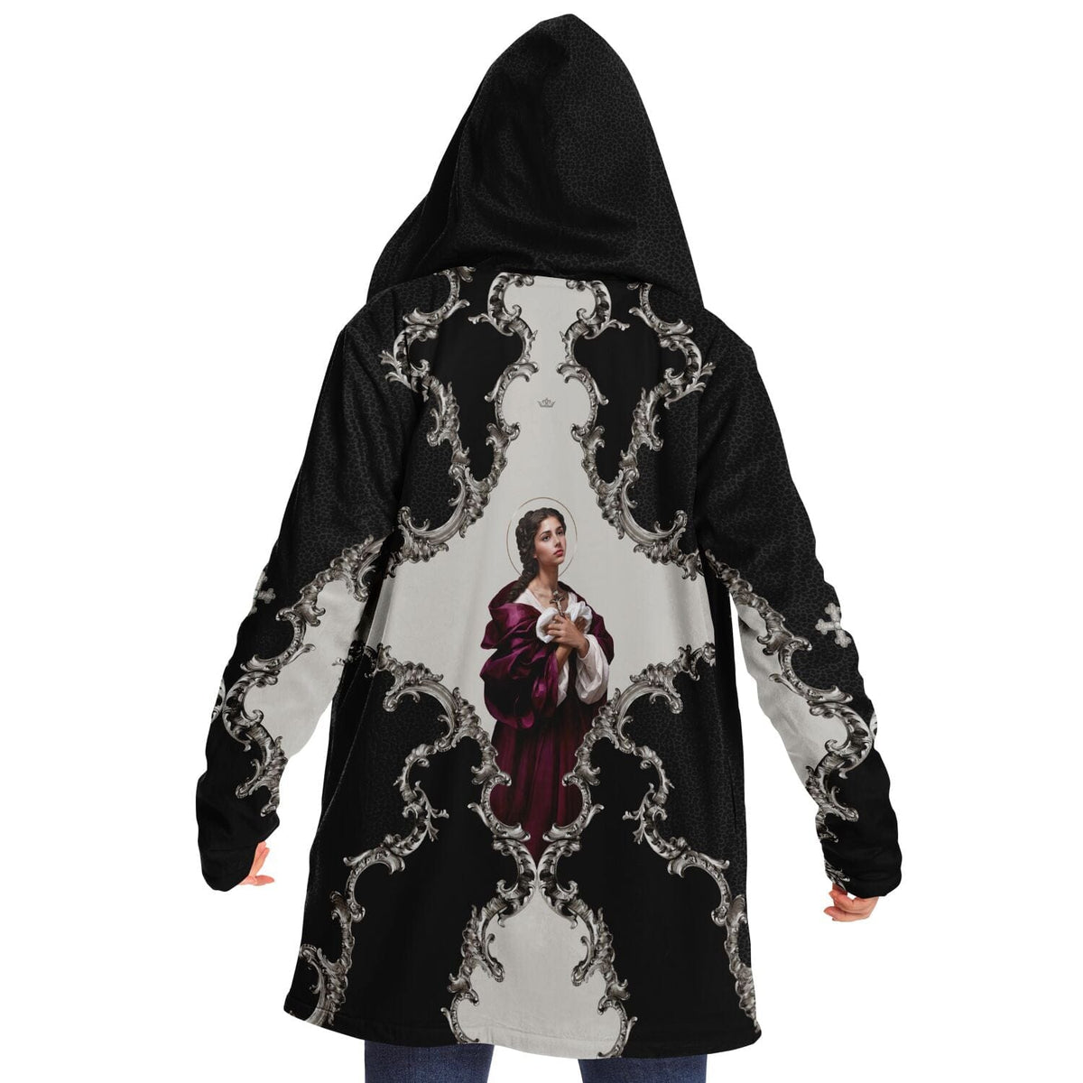 St. Agatha Microfleece Cloak (Baroque Leopard) Copyright VENXARA
