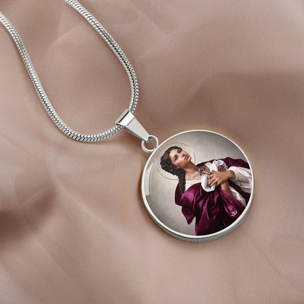 St. Agatha Pendant Necklace Copyright VENXARA