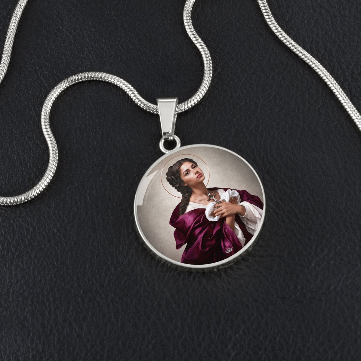 St. Agatha Pendant Necklace Copyright VENXARA