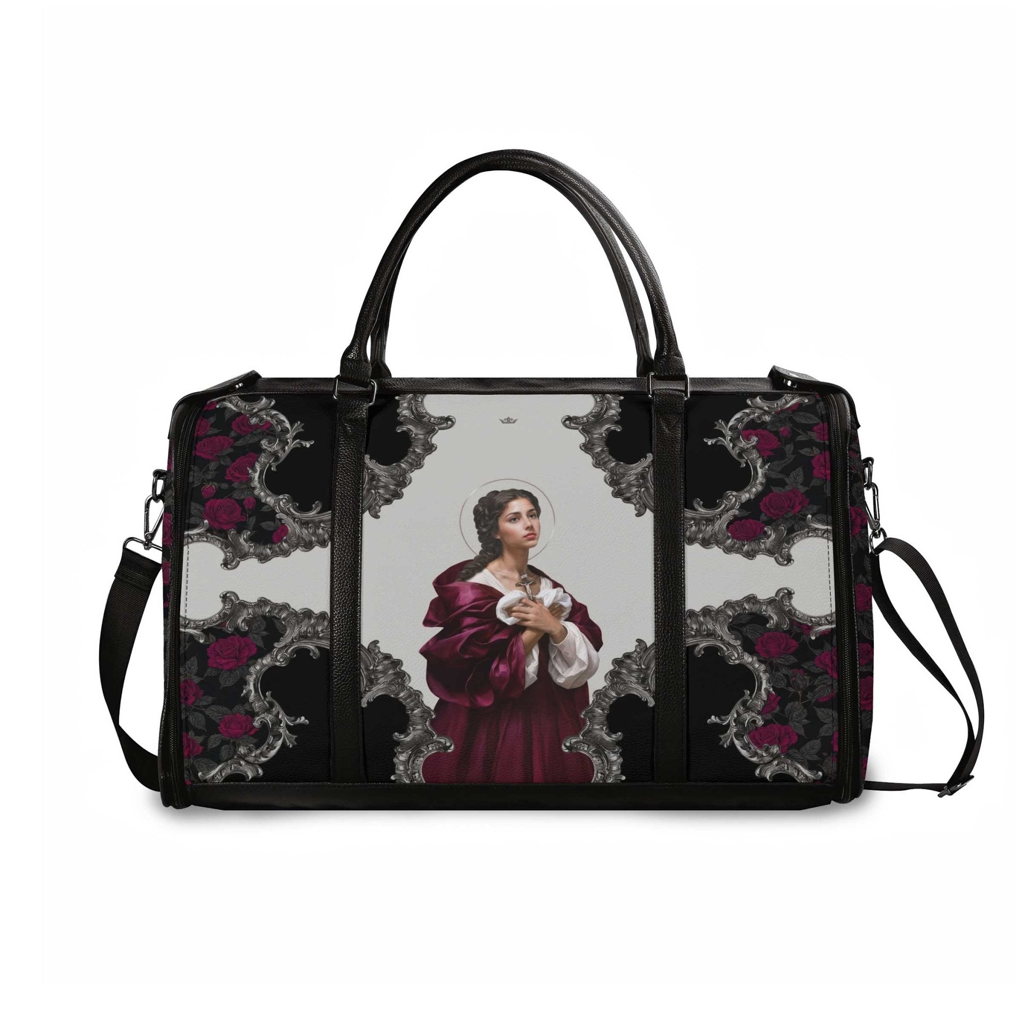 St. Agatha Travel Bag (Baroque Roses) - VENXARA®