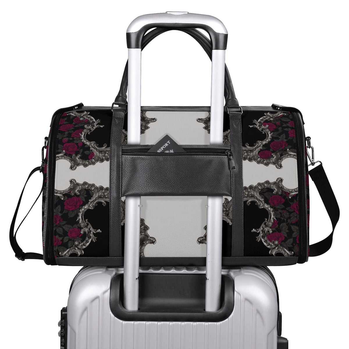St. Agatha Travel Bag (Baroque Roses) Copyright VENXARA