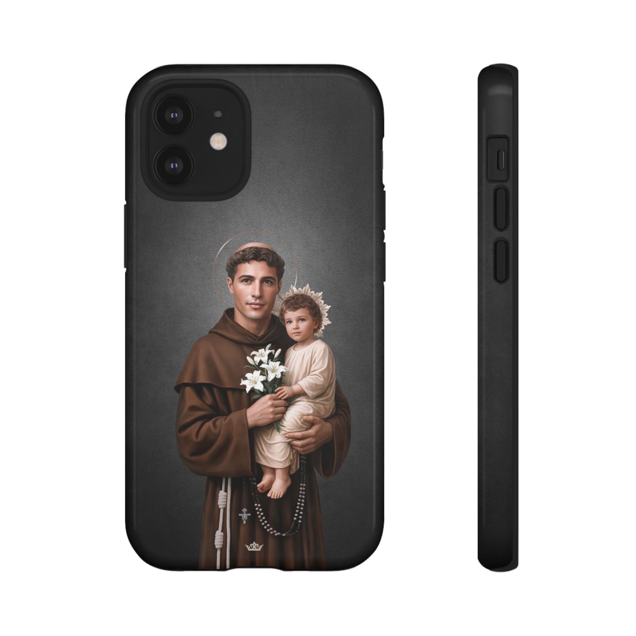 St. Anthony of Padua Hard Phone Case (Dark) - VENXARA