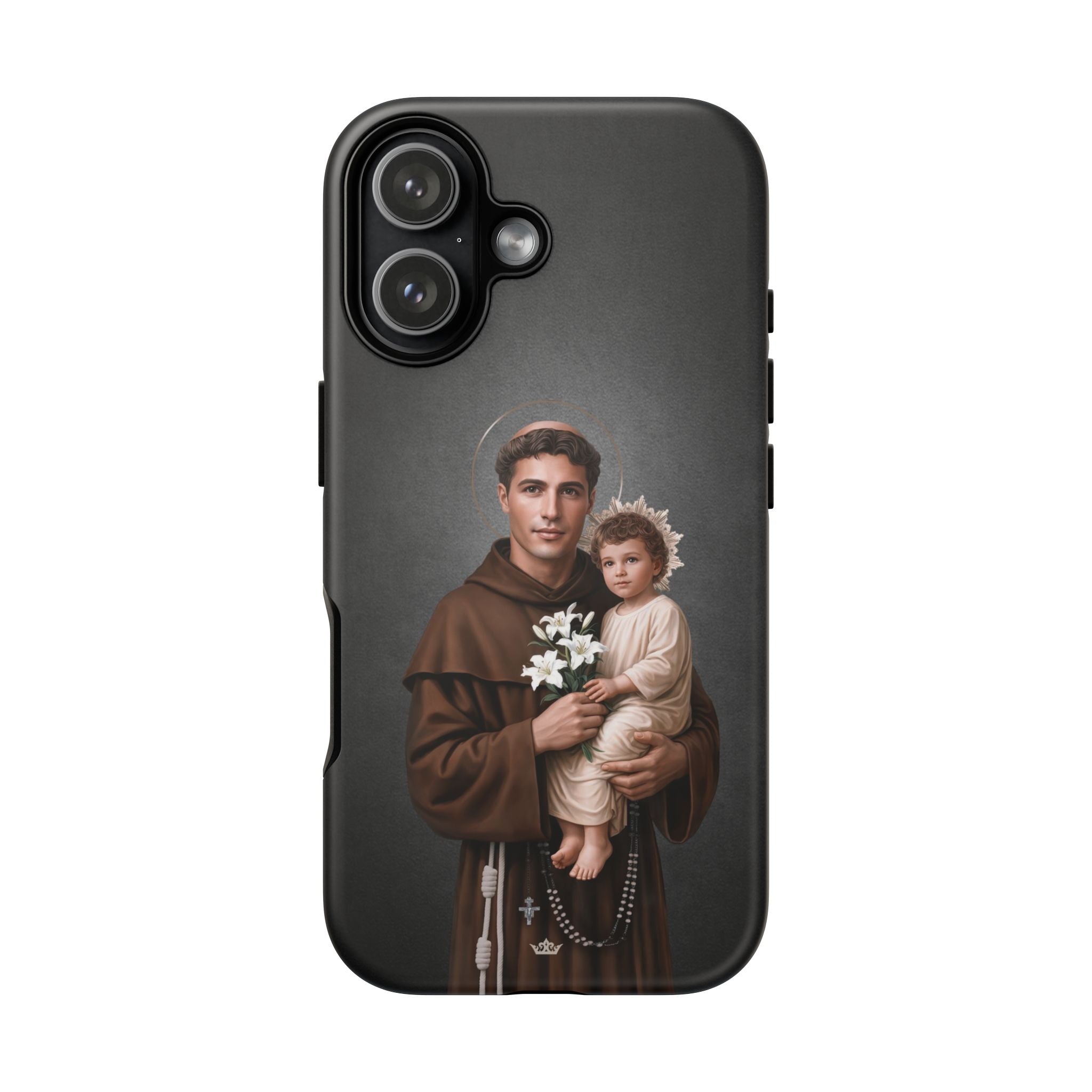 St. Anthony of Padua Hard Phone Case (Dark) - VENXARA