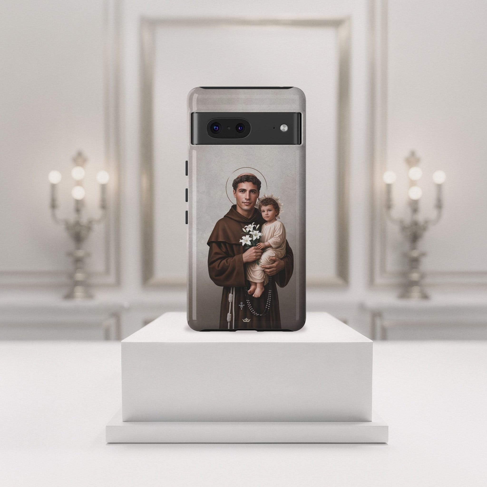 St. Anthony of Padua Hard Phone Case (Light) Copyright VENXARA