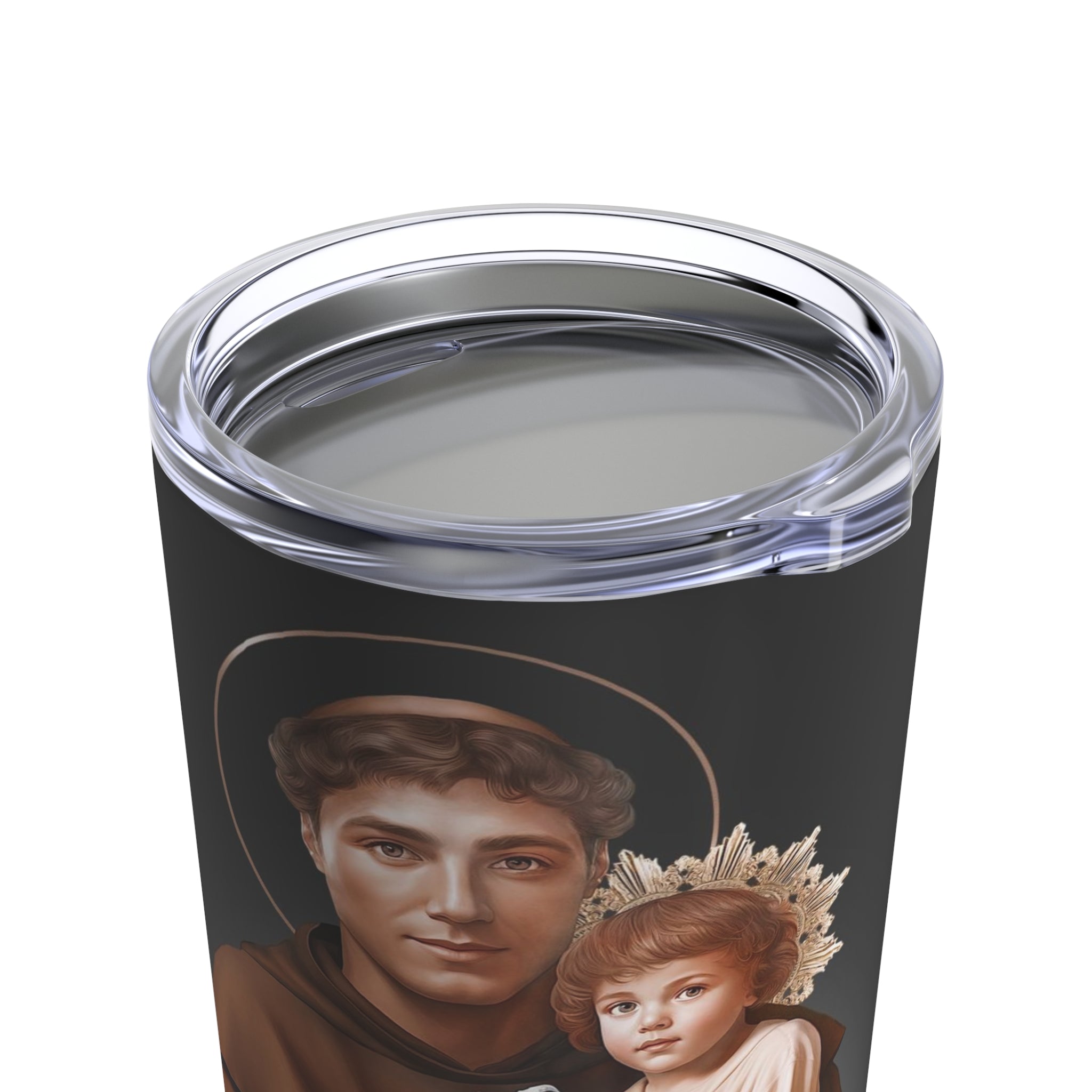 St. Anthony of Padua Lord's Prayer Tumbler 20 oz. (Ash) - VENXARA®