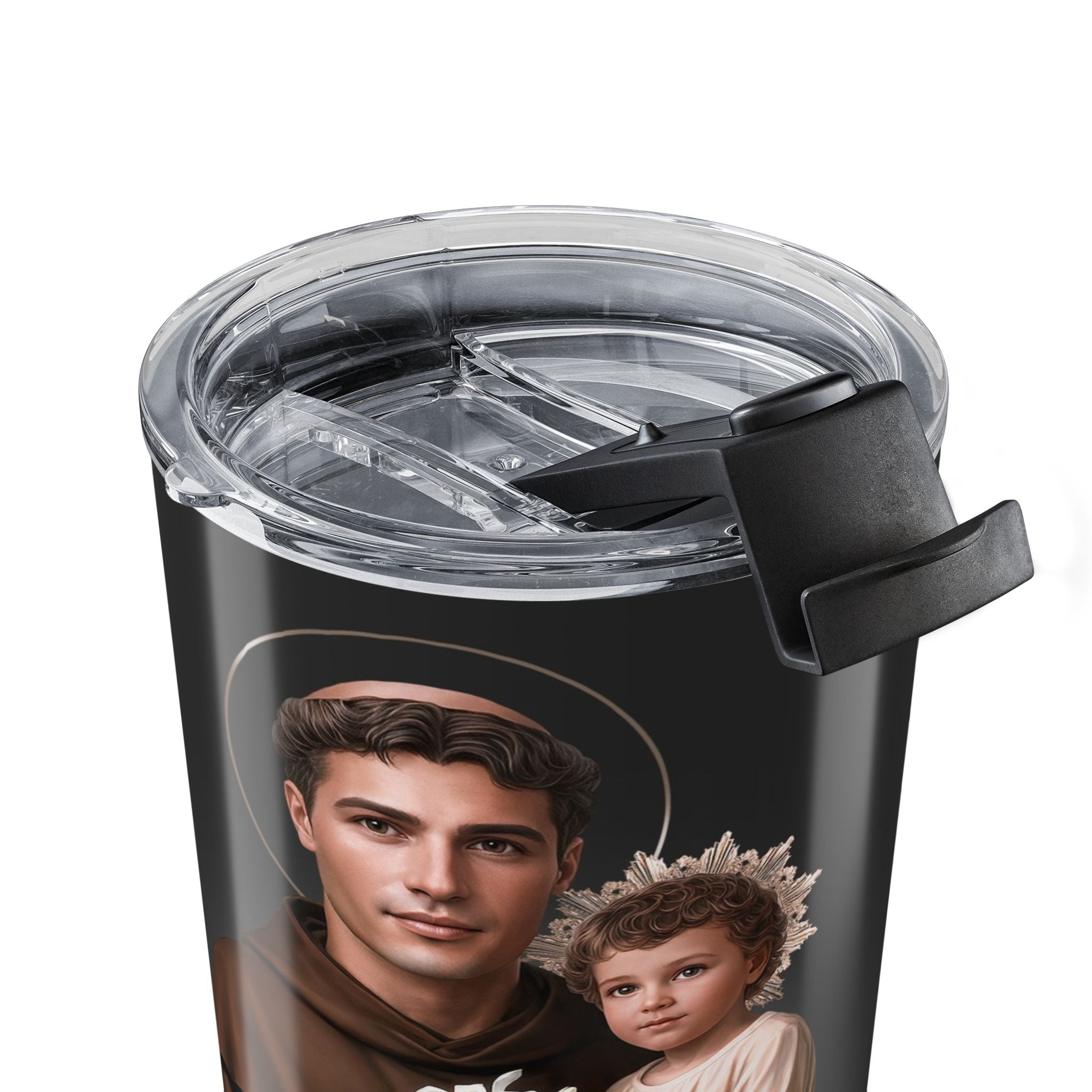 St. Anthony of Padua Lord's Prayer Tumbler (Ash 20 oz) - VENXARA