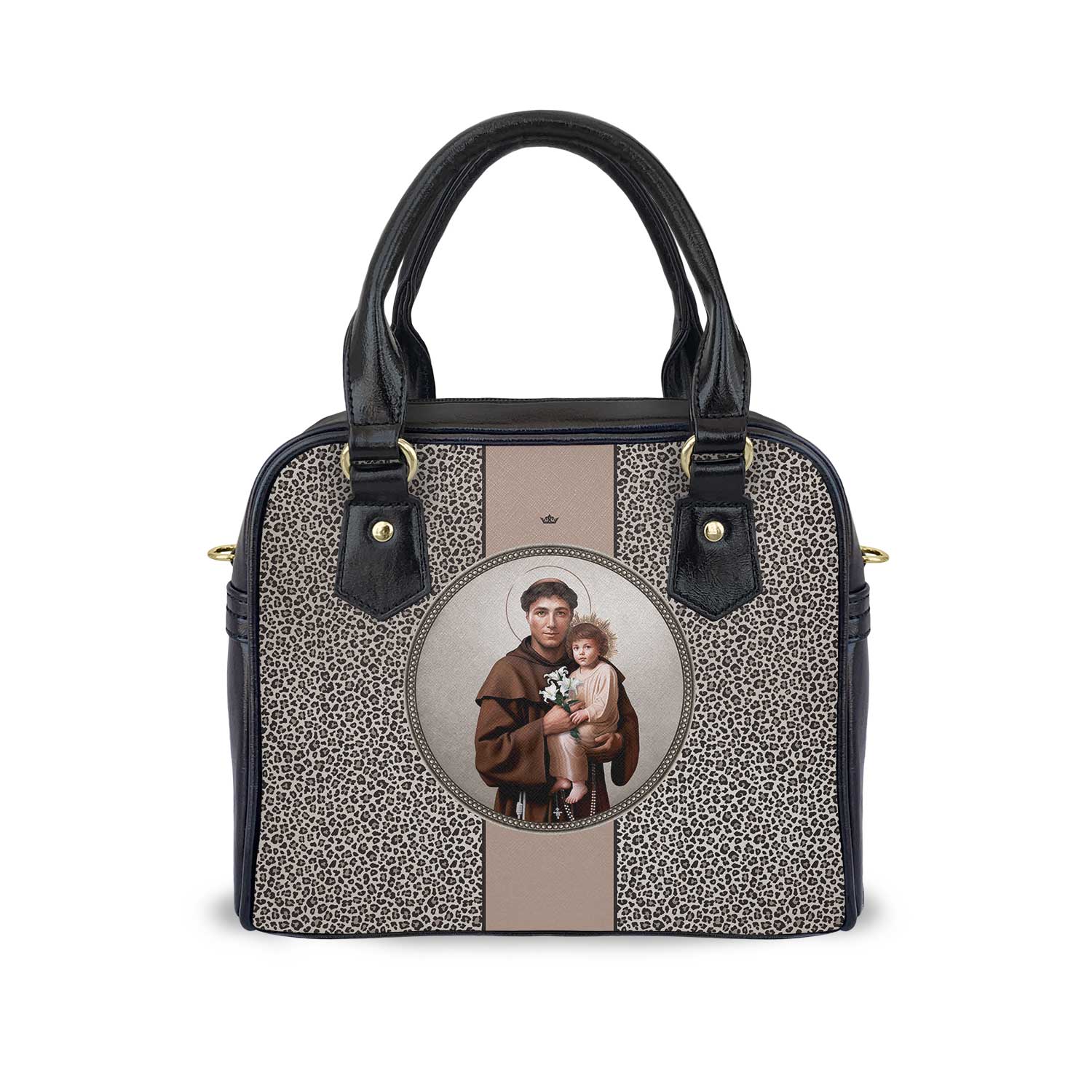 St. Anthony of Padua Medallion Handbag (Leopard) - VENXARA®