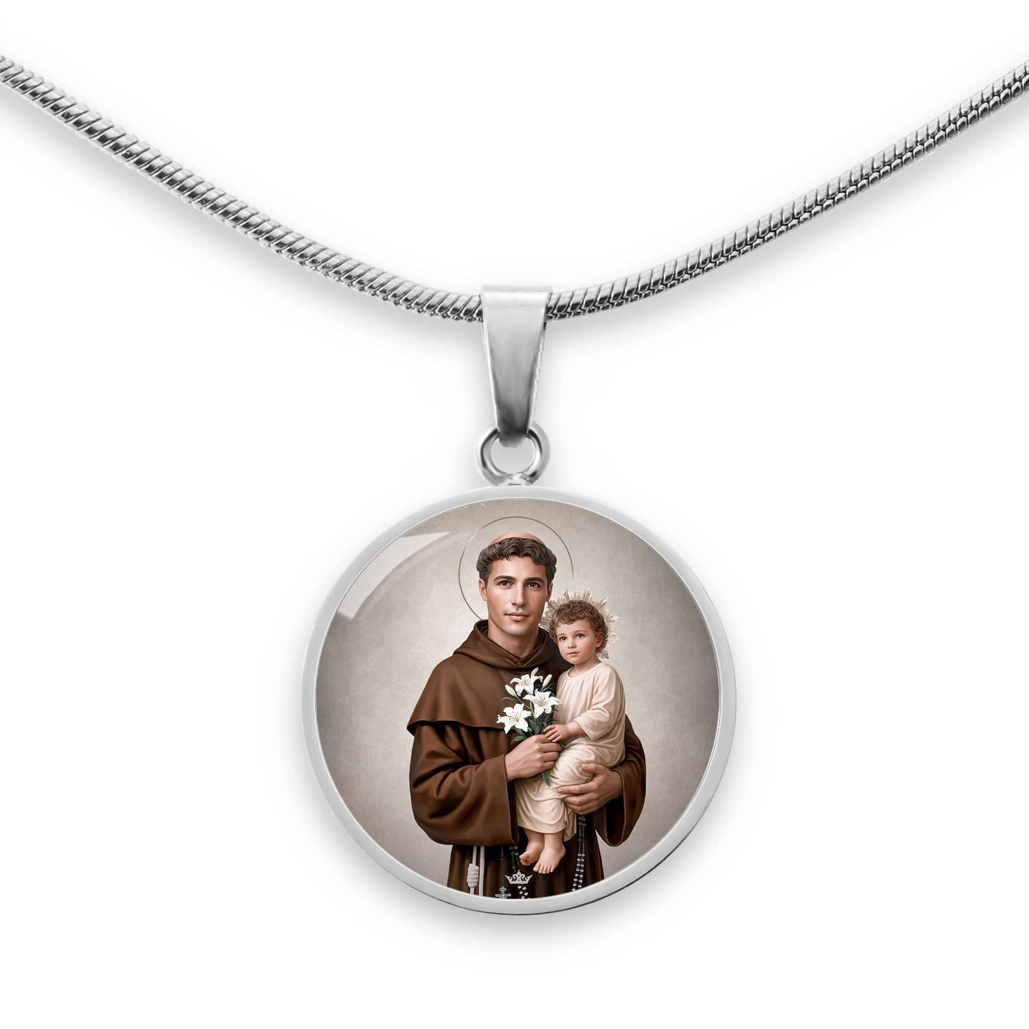 St. Anthony of Padua Pendant Necklace Copyright VENXARA