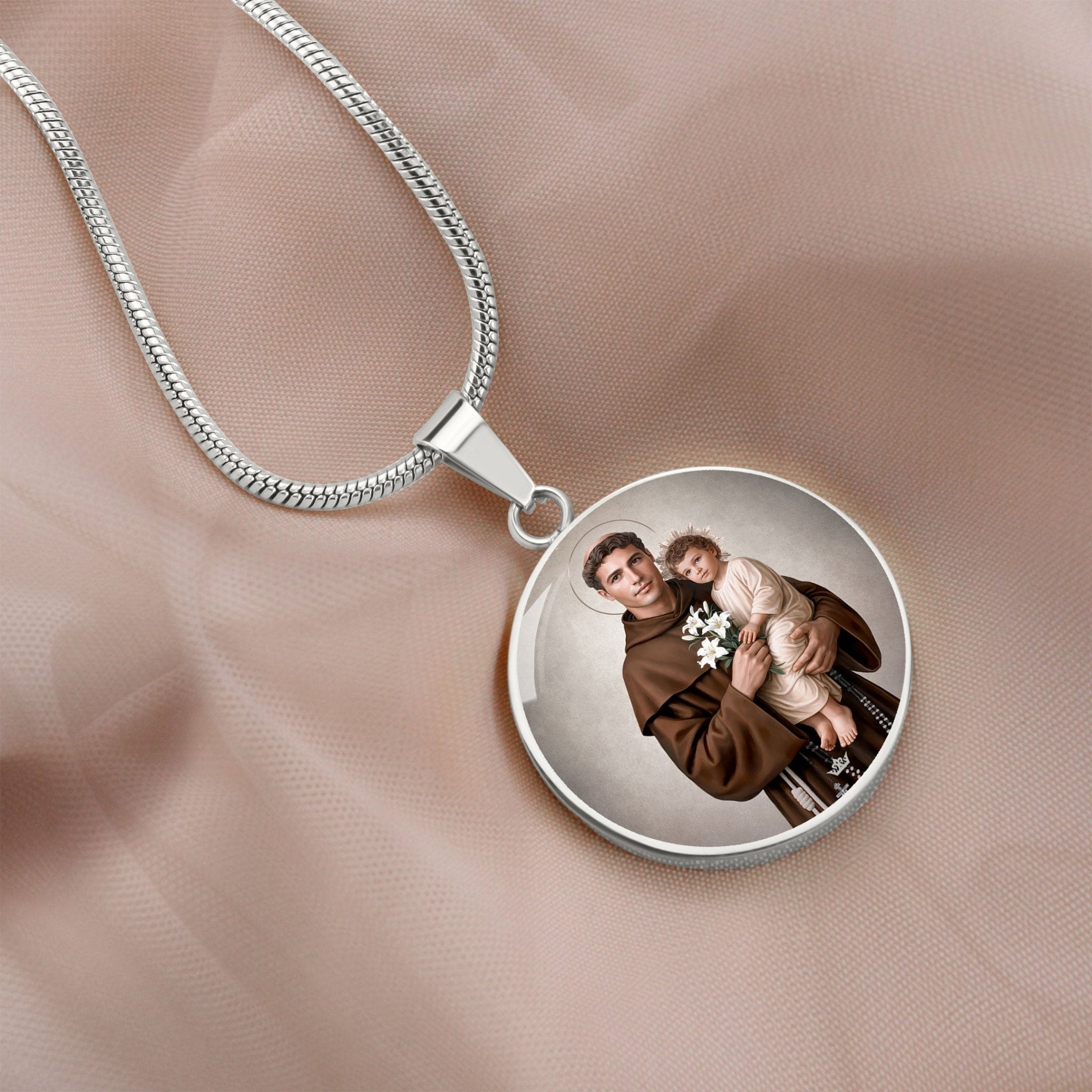 St. Anthony of Padua Pendant Necklace - VENXARA