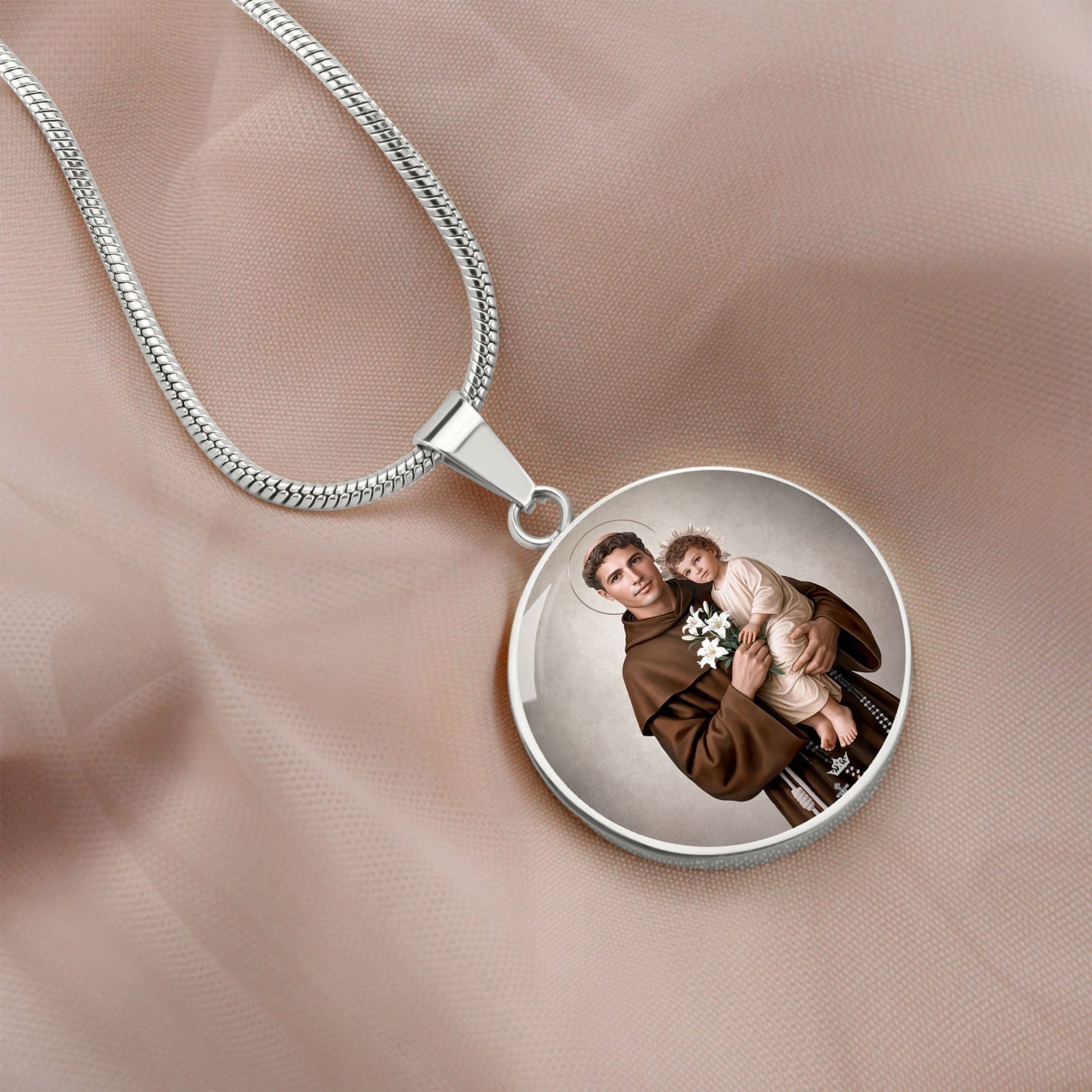 St. Anthony of Padua Pendant Necklace Copyright VENXARA