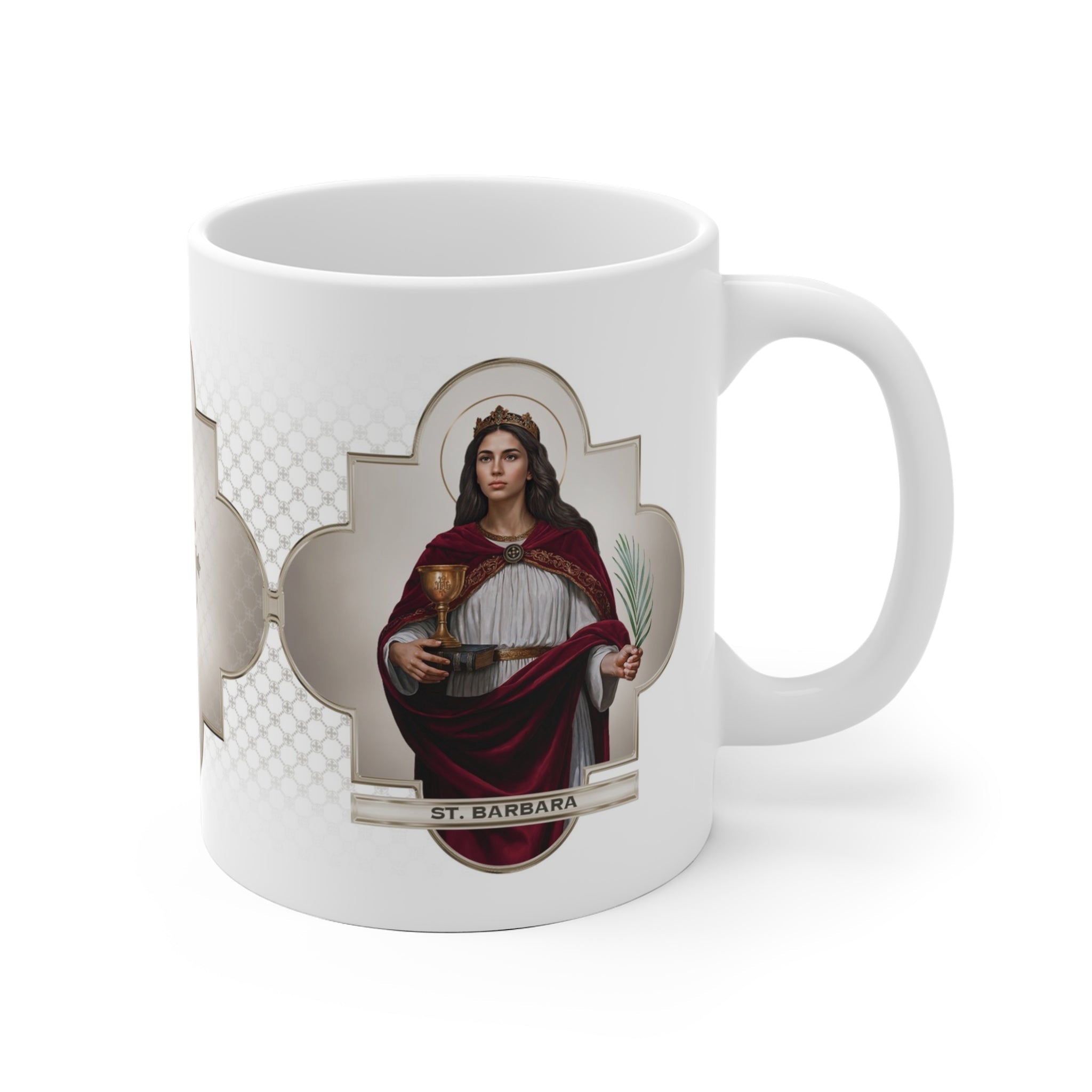 St. Barbara Ceramic Mug - VENXARA®