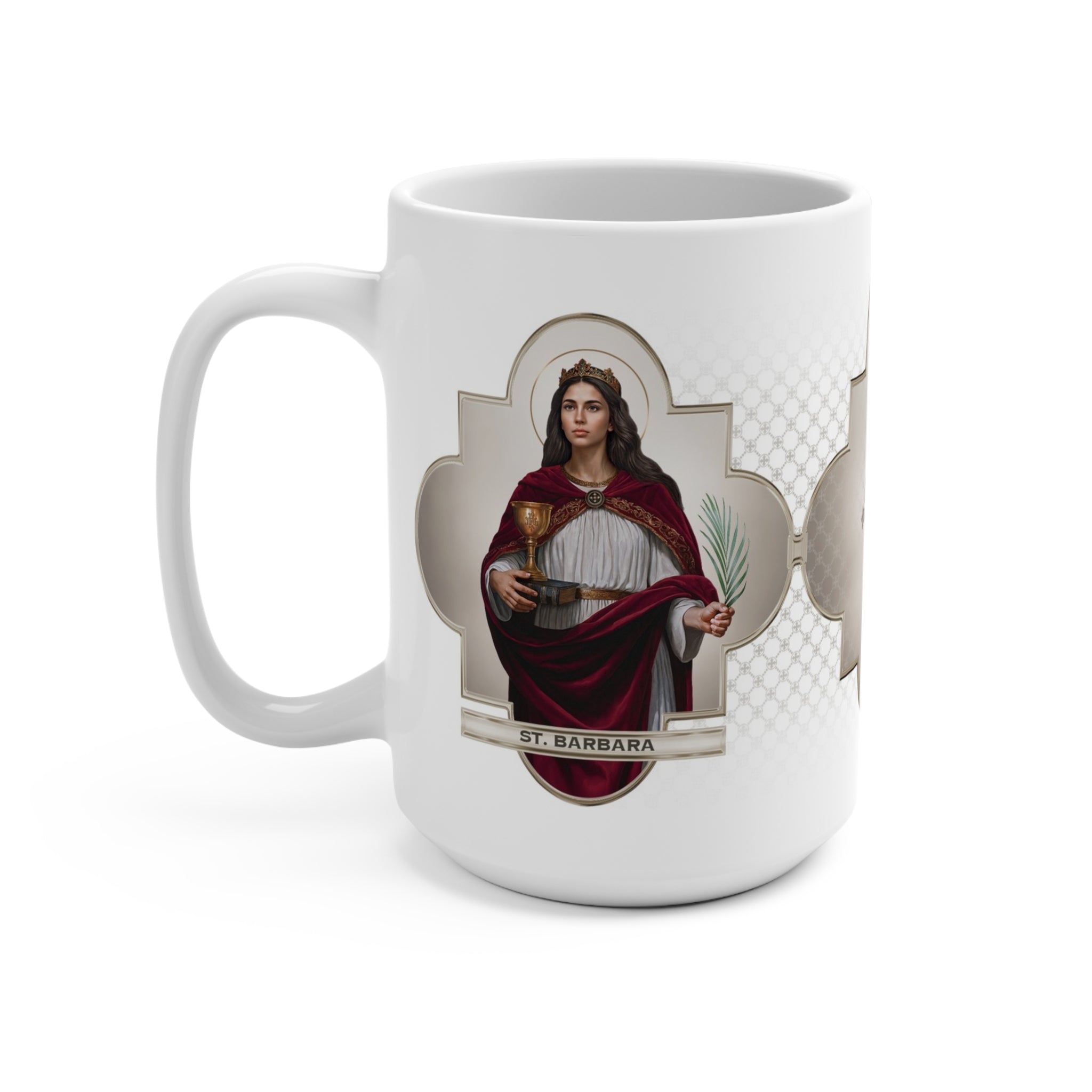 St. Barbara Ceramic Mug - VENXARA®