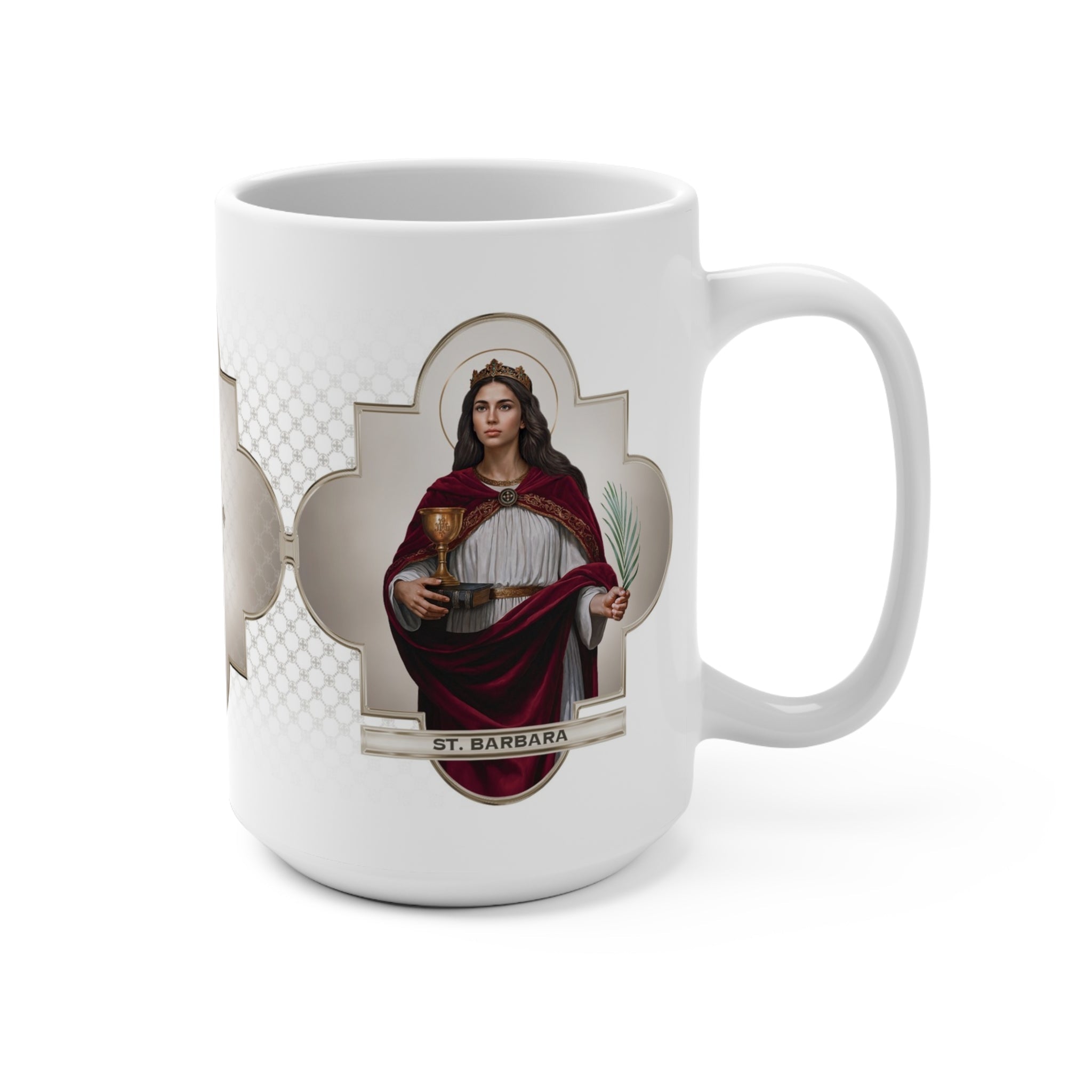 St. Barbara Ceramic Mug - VENXARA®