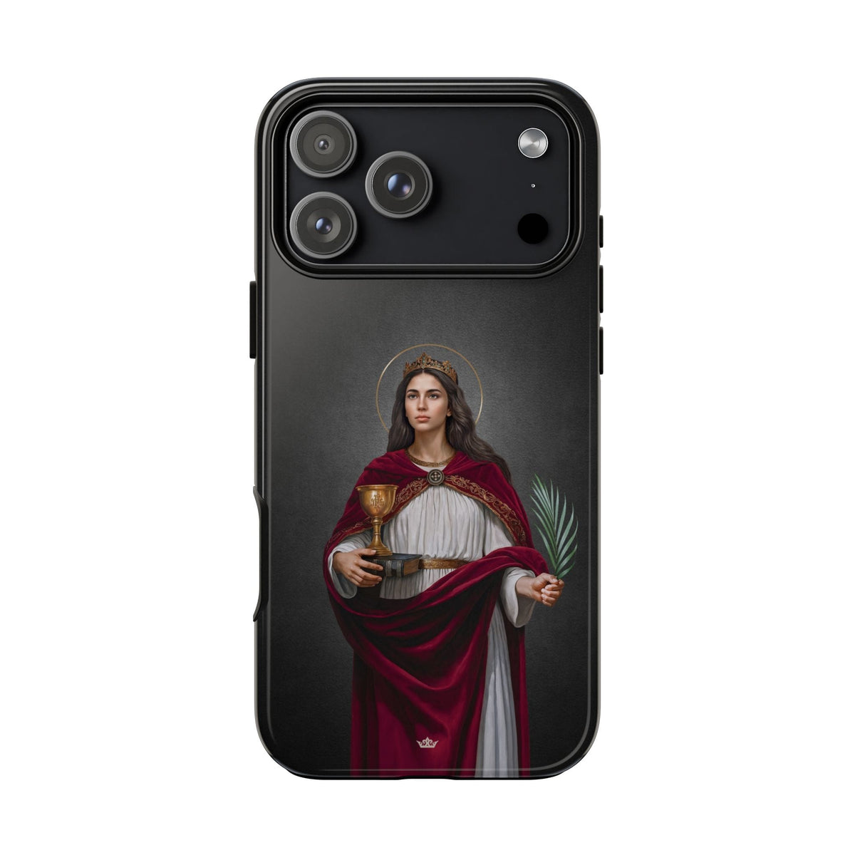 St. Barbara Hard Phone Case (Dark) Copyright VENXARA