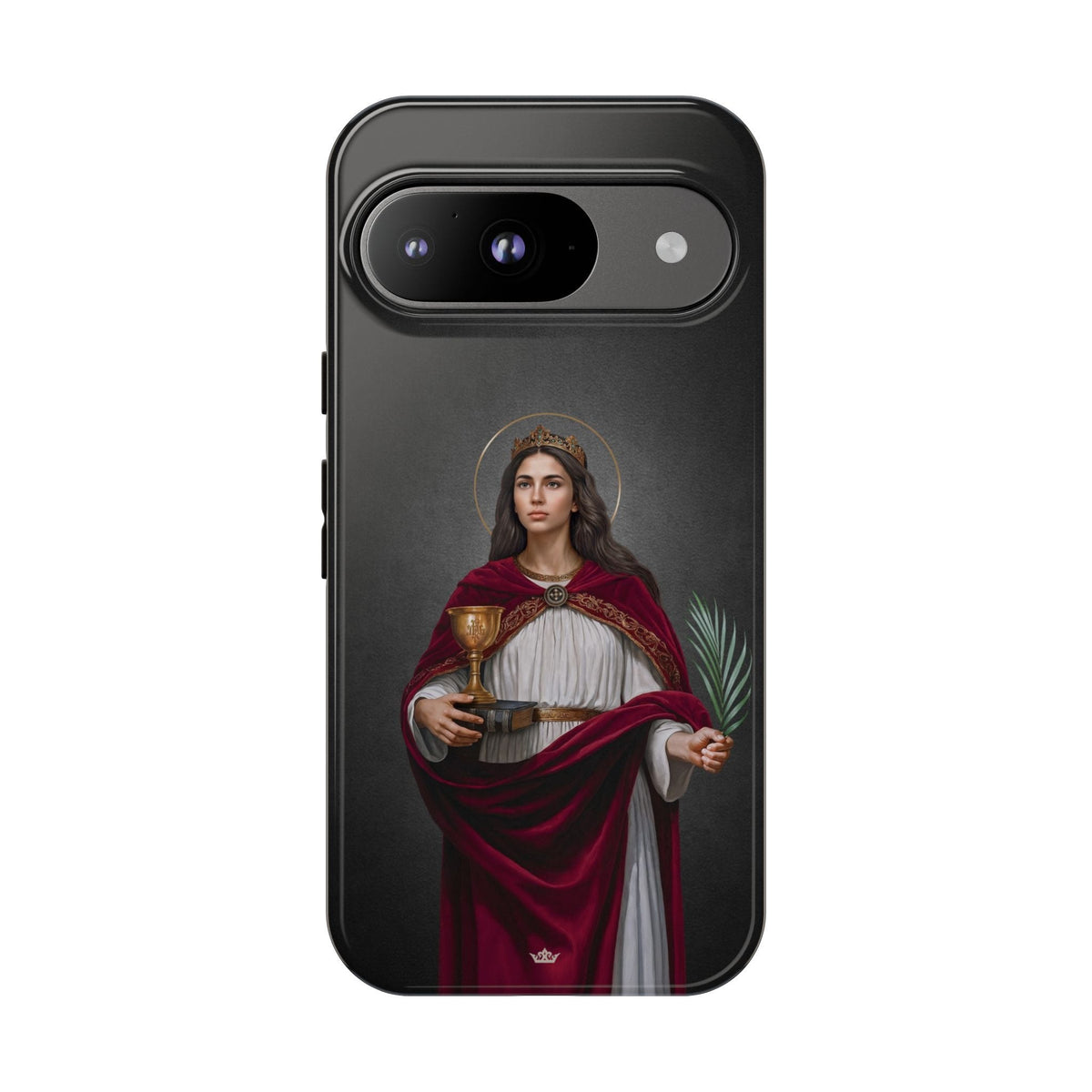 St. Barbara Hard Phone Case (Dark) Copyright VENXARA