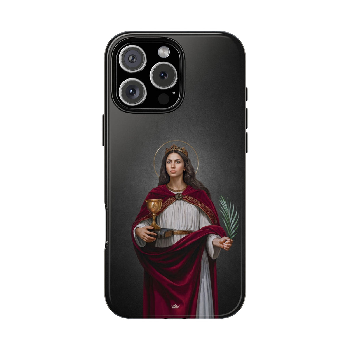 St. Barbara Hard Phone Case (Dark) Copyright VENXARA