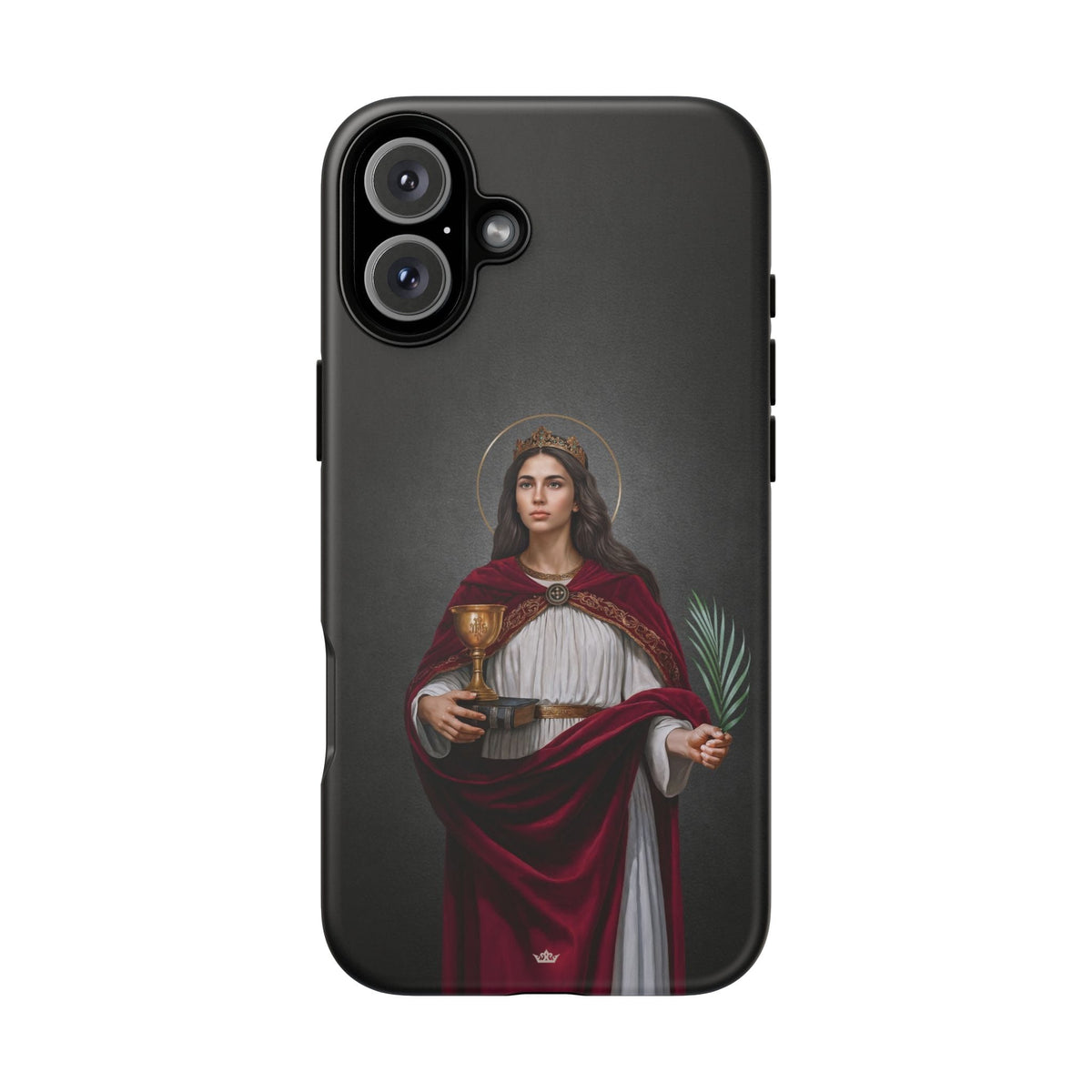 St. Barbara Hard Phone Case (Dark) Copyright VENXARA