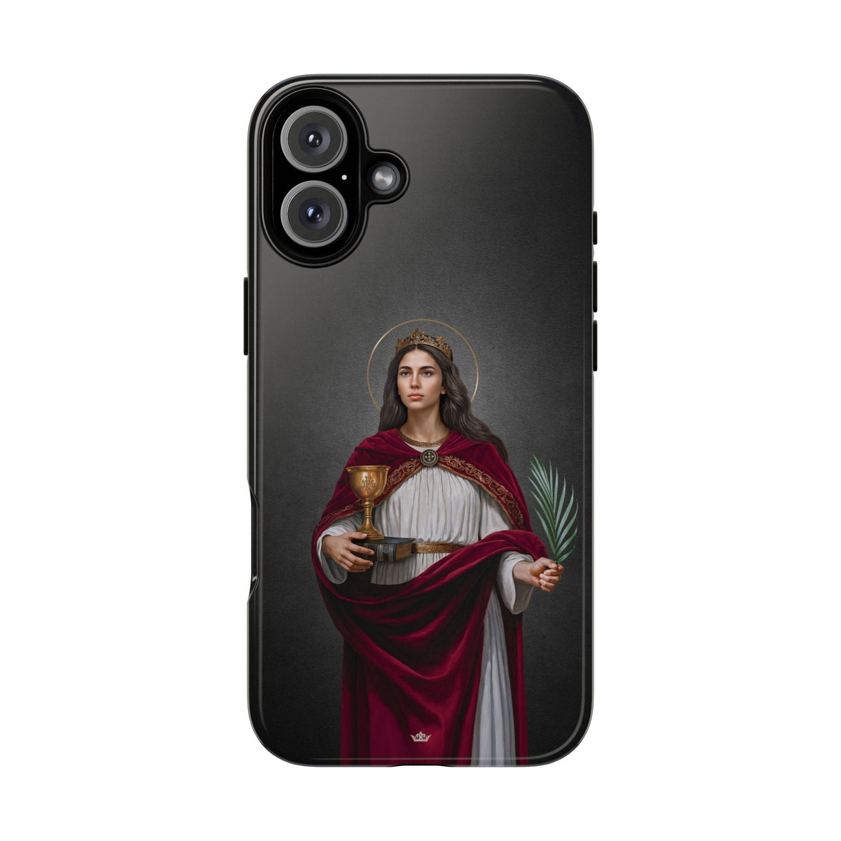 St. Barbara Hard Phone Case (Dark) Copyright VENXARA