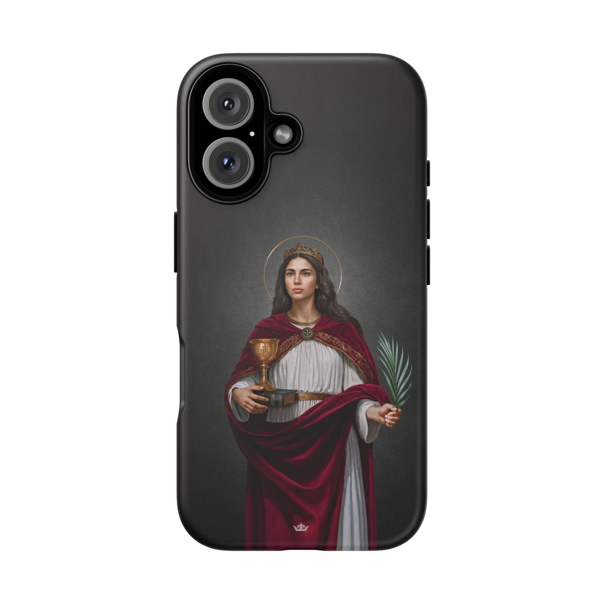St. Barbara Hard Phone Case (Dark) Copyright VENXARA