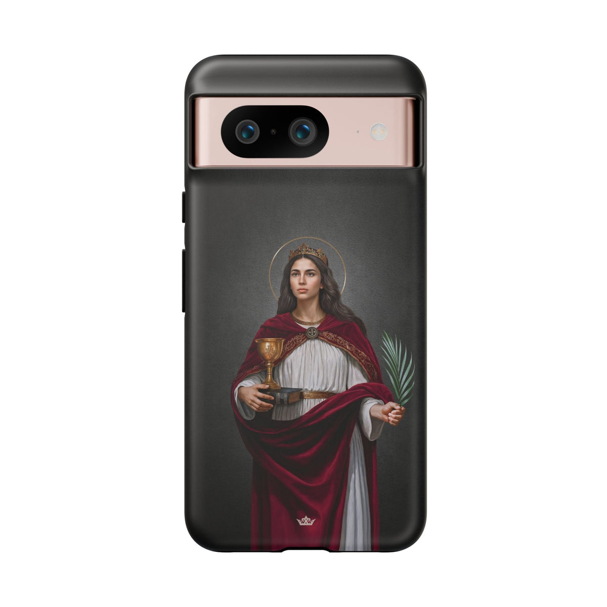 St. Barbara Hard Phone Case (Dark) Copyright VENXARA