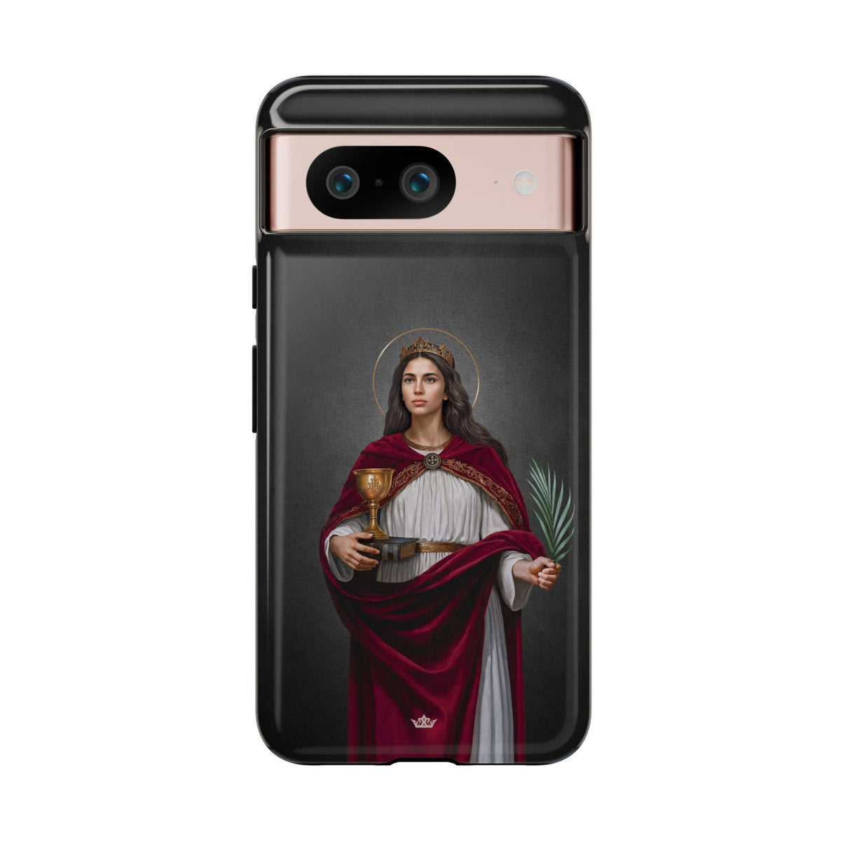 St. Barbara Hard Phone Case (Dark) Copyright VENXARA