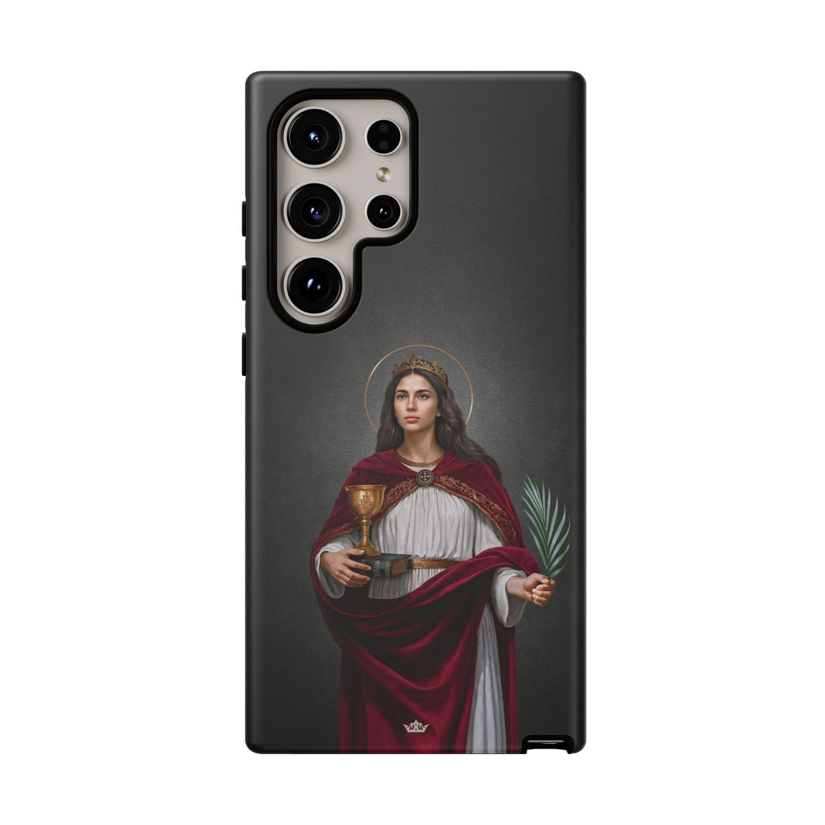 St. Barbara Hard Phone Case (Dark) Copyright VENXARA