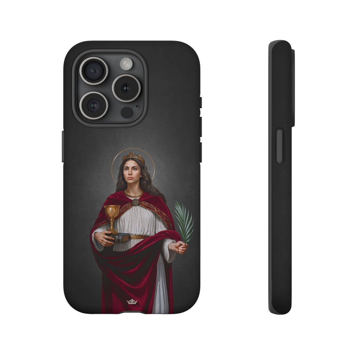 St. Barbara Hard Phone Case (Dark) Copyright VENXARA