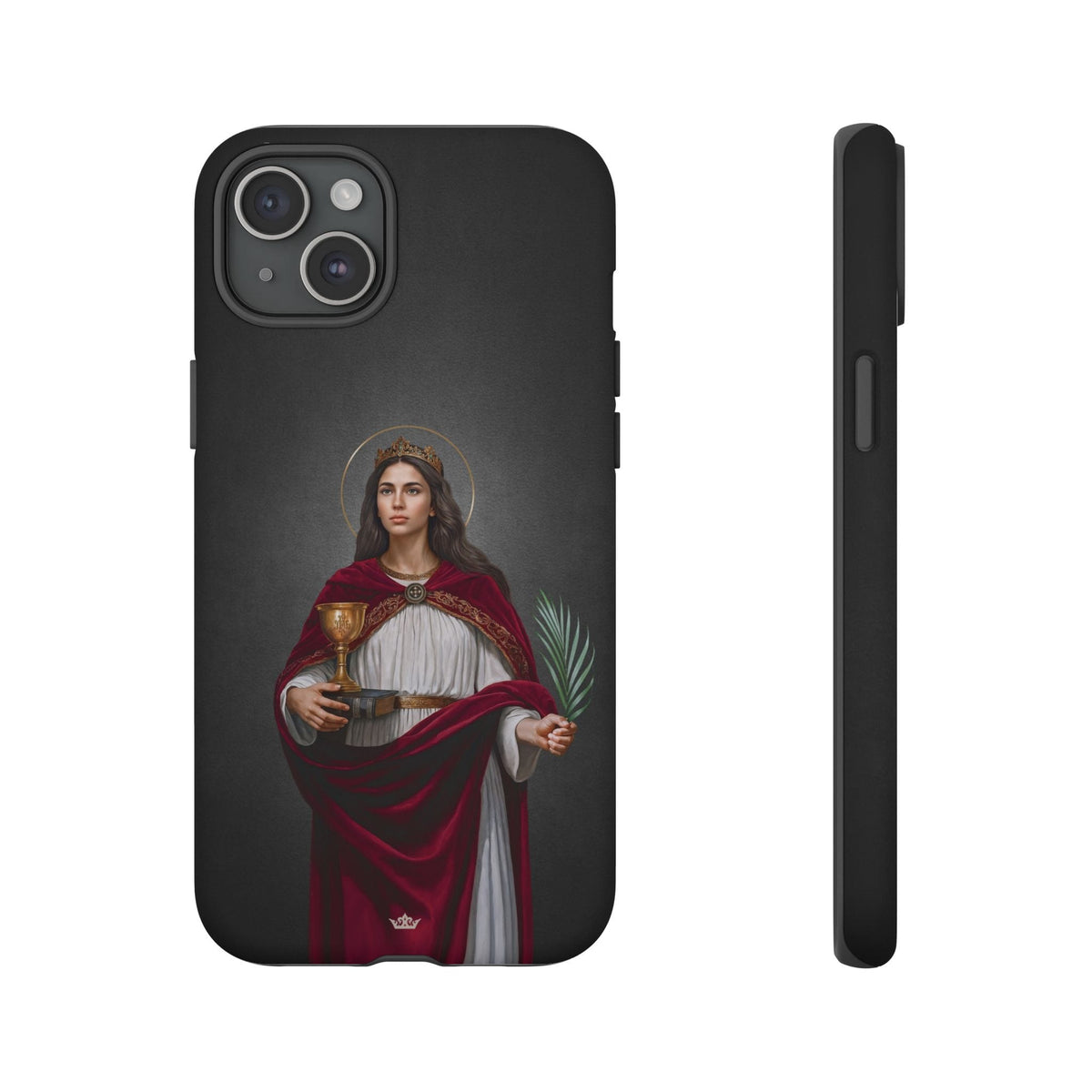St. Barbara Hard Phone Case (Dark) Copyright VENXARA