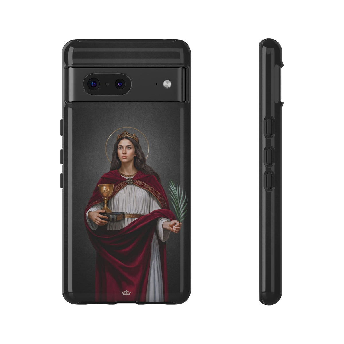 St. Barbara Hard Phone Case (Dark) Copyright VENXARA