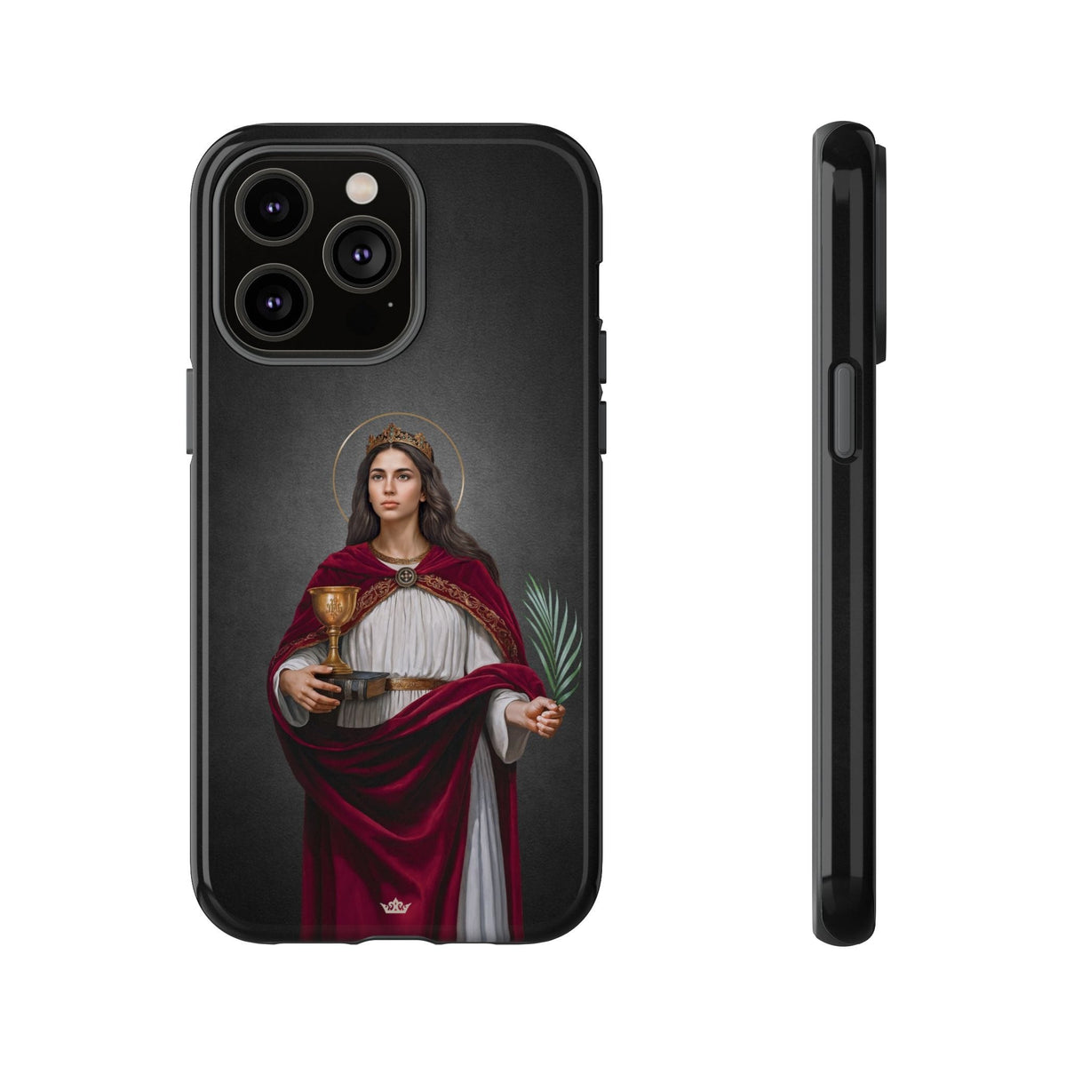 St. Barbara Hard Phone Case (Dark) Copyright VENXARA