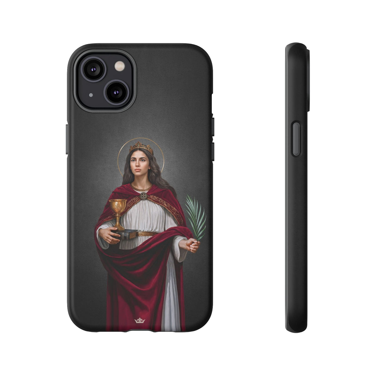 St. Barbara Hard Phone Case (Dark) Copyright VENXARA