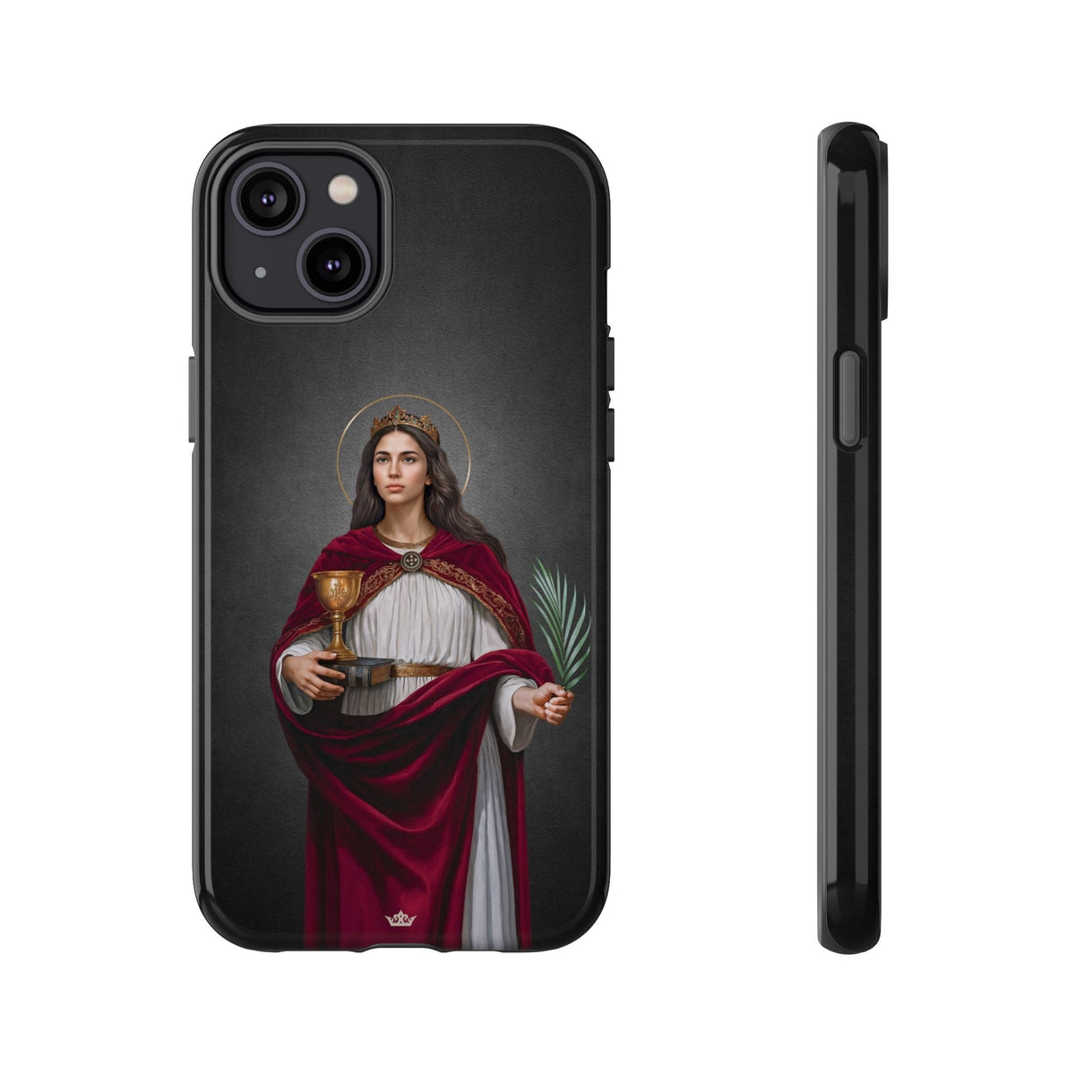St. Barbara Hard Phone Case (Dark) Copyright VENXARA