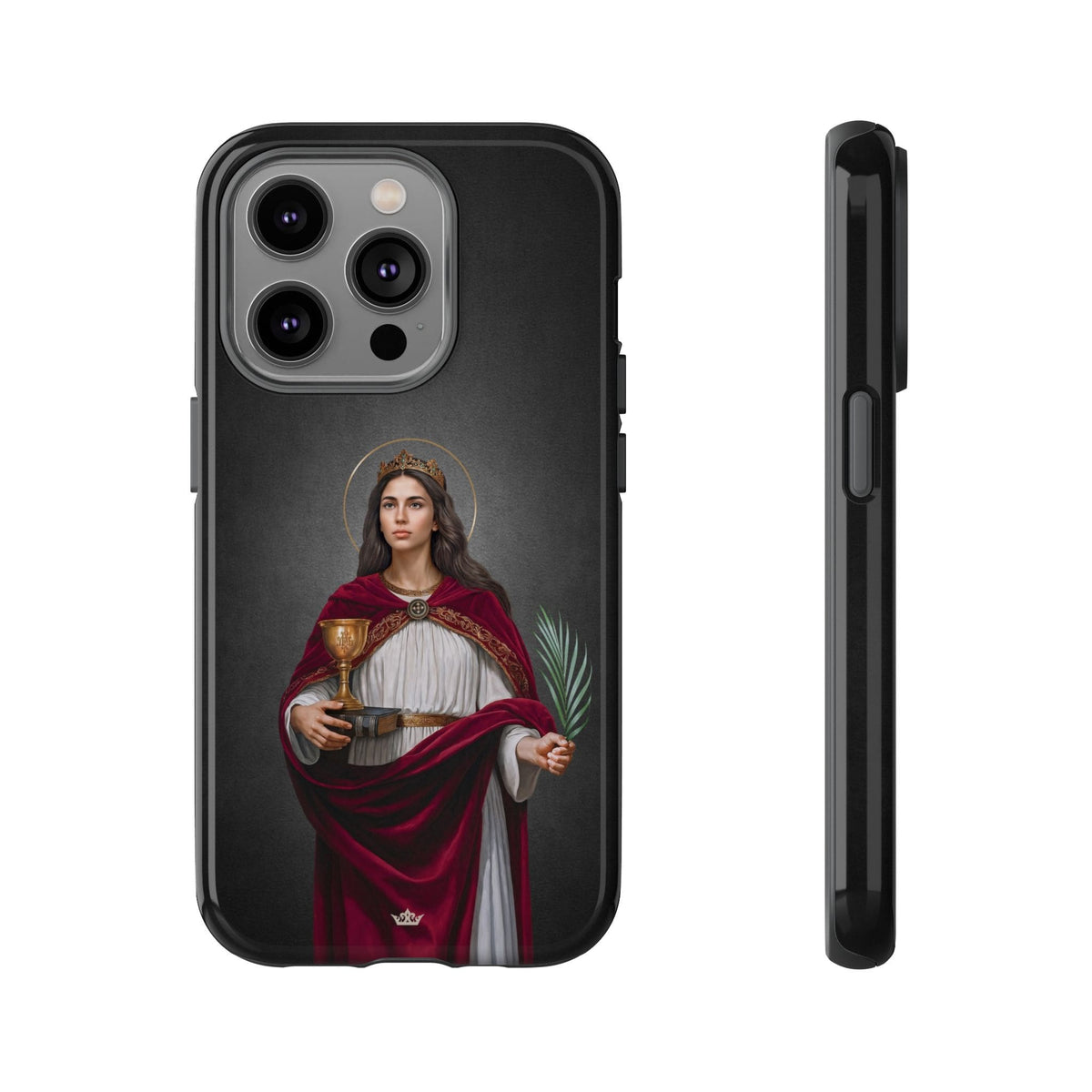 St. Barbara Hard Phone Case (Dark) Copyright VENXARA