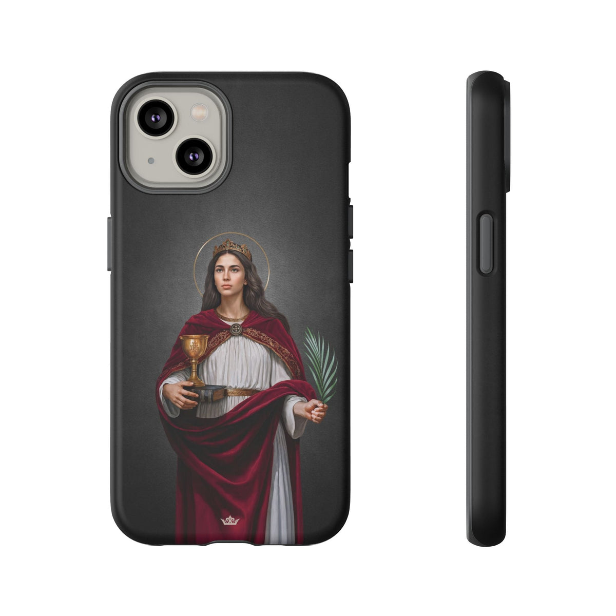 St. Barbara Hard Phone Case (Dark) Copyright VENXARA