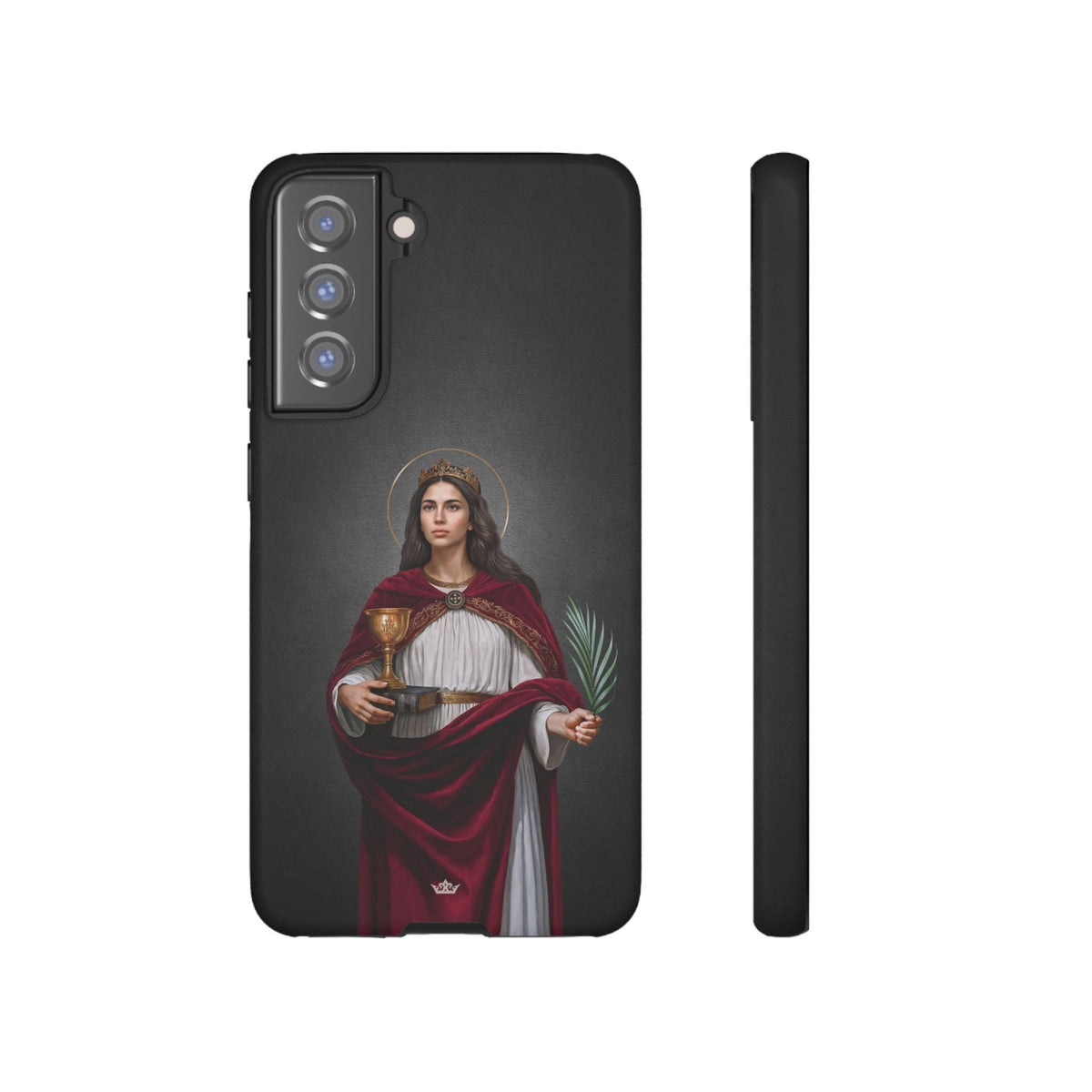 St. Barbara Hard Phone Case (Dark) Copyright VENXARA