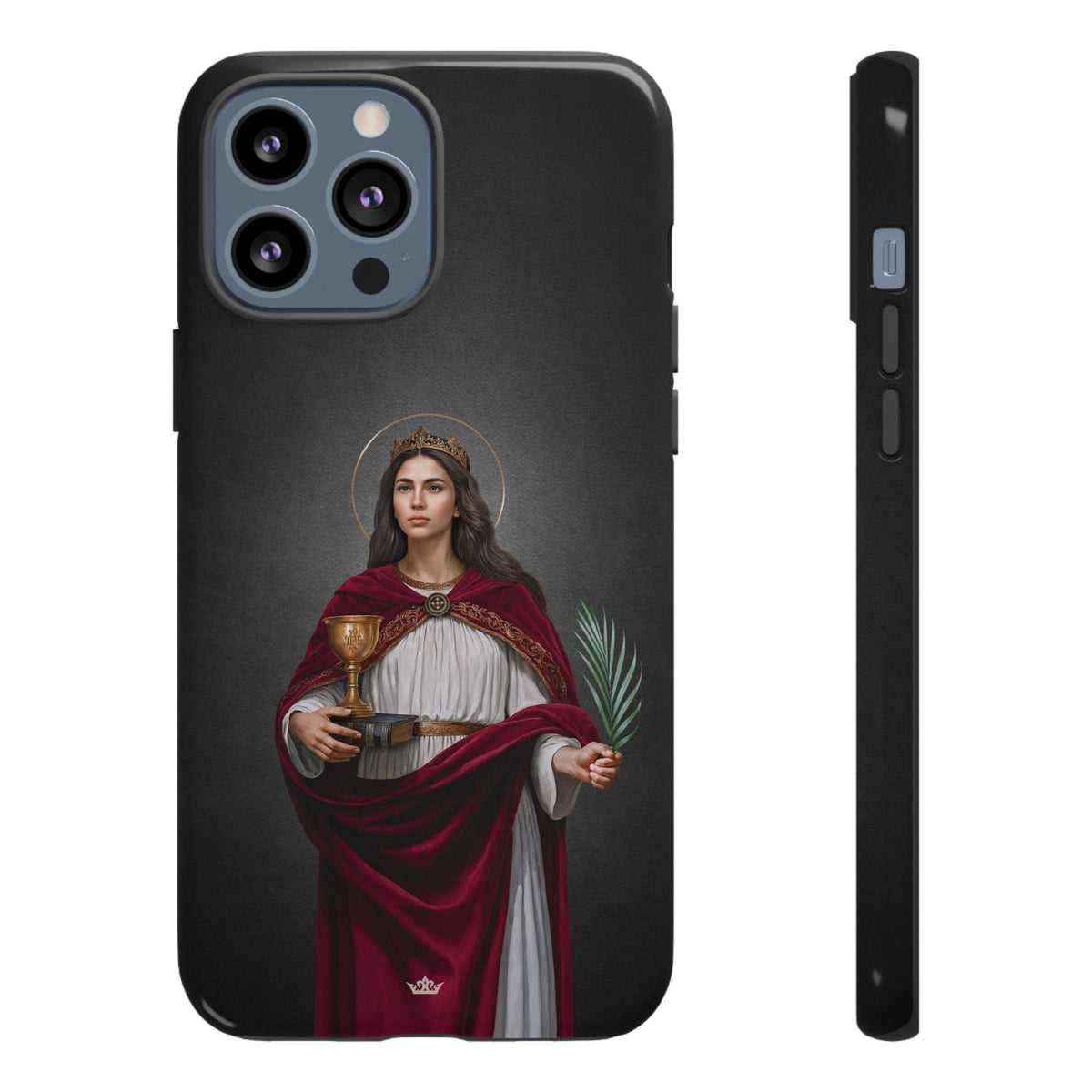 St. Barbara Hard Phone Case (Dark) Copyright VENXARA