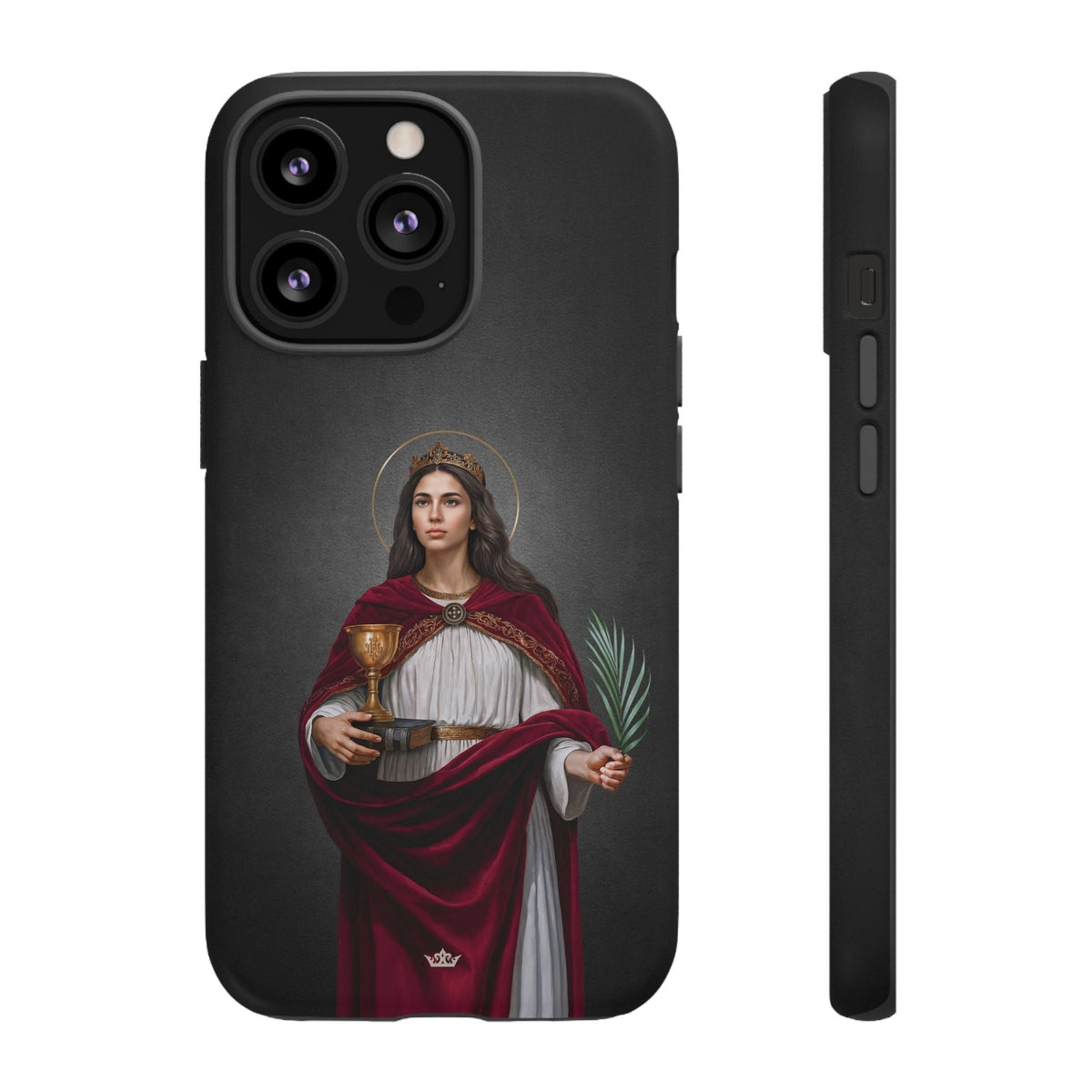St. Barbara Hard Phone Case (Dark) Copyright VENXARA