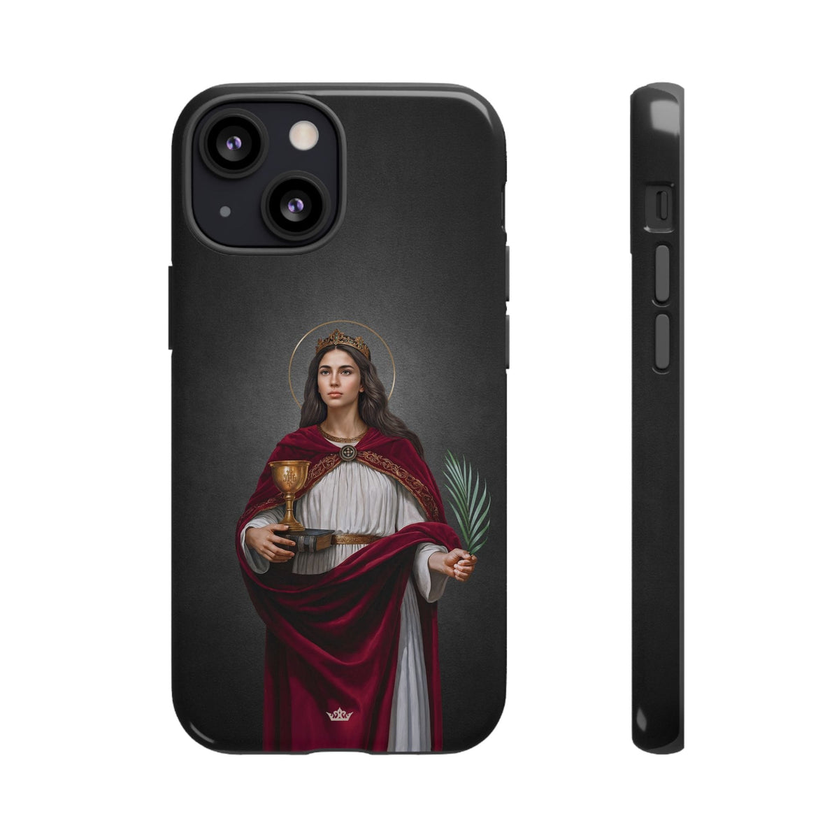 St. Barbara Hard Phone Case (Dark) Copyright VENXARA