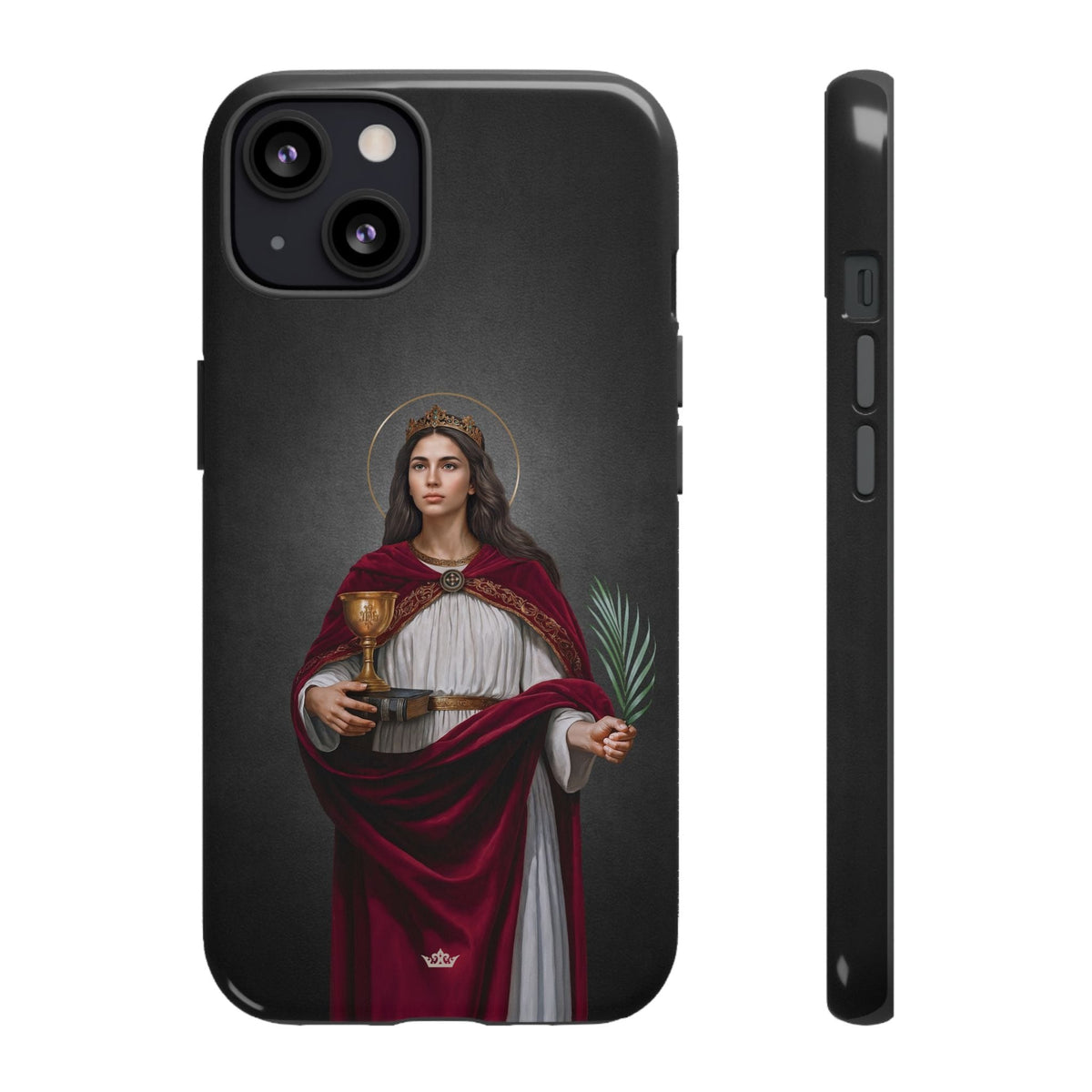St. Barbara Hard Phone Case (Dark) Copyright VENXARA